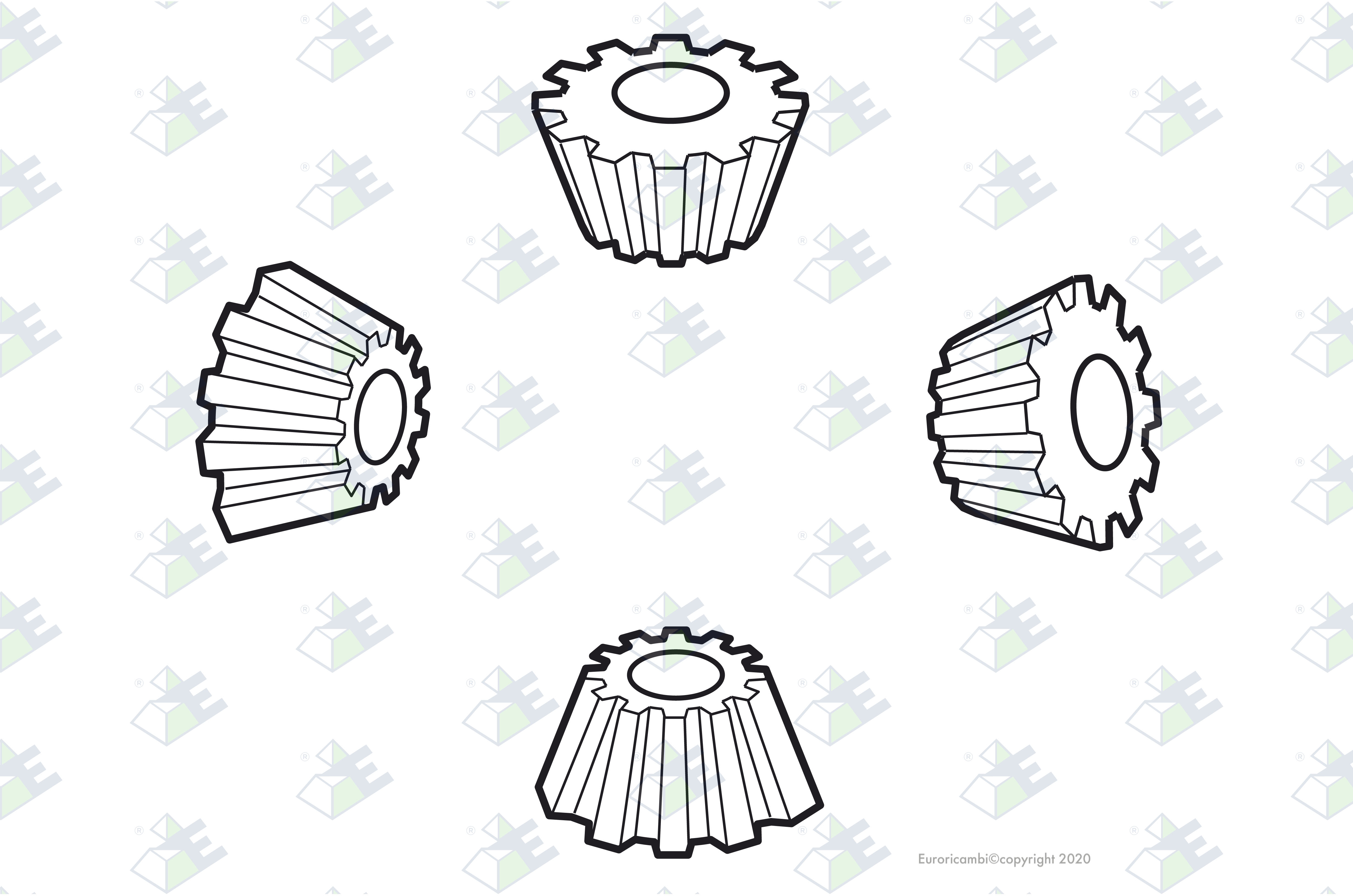 SET SATELLIT (4 TEILE) Passend zu VOLVO 273170