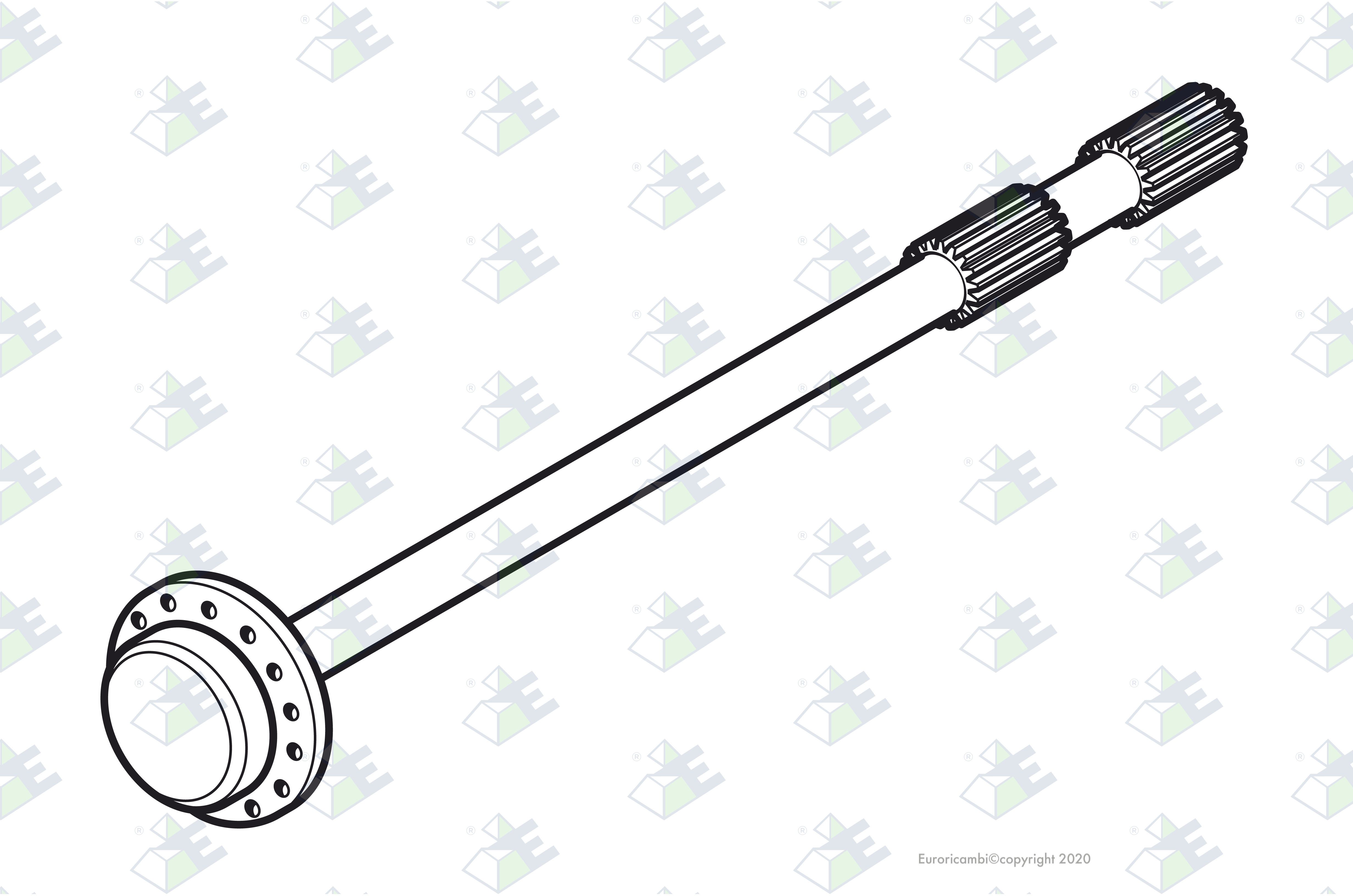 ACHSWELLE L=1044MM Passend zu VOLVO 1523101