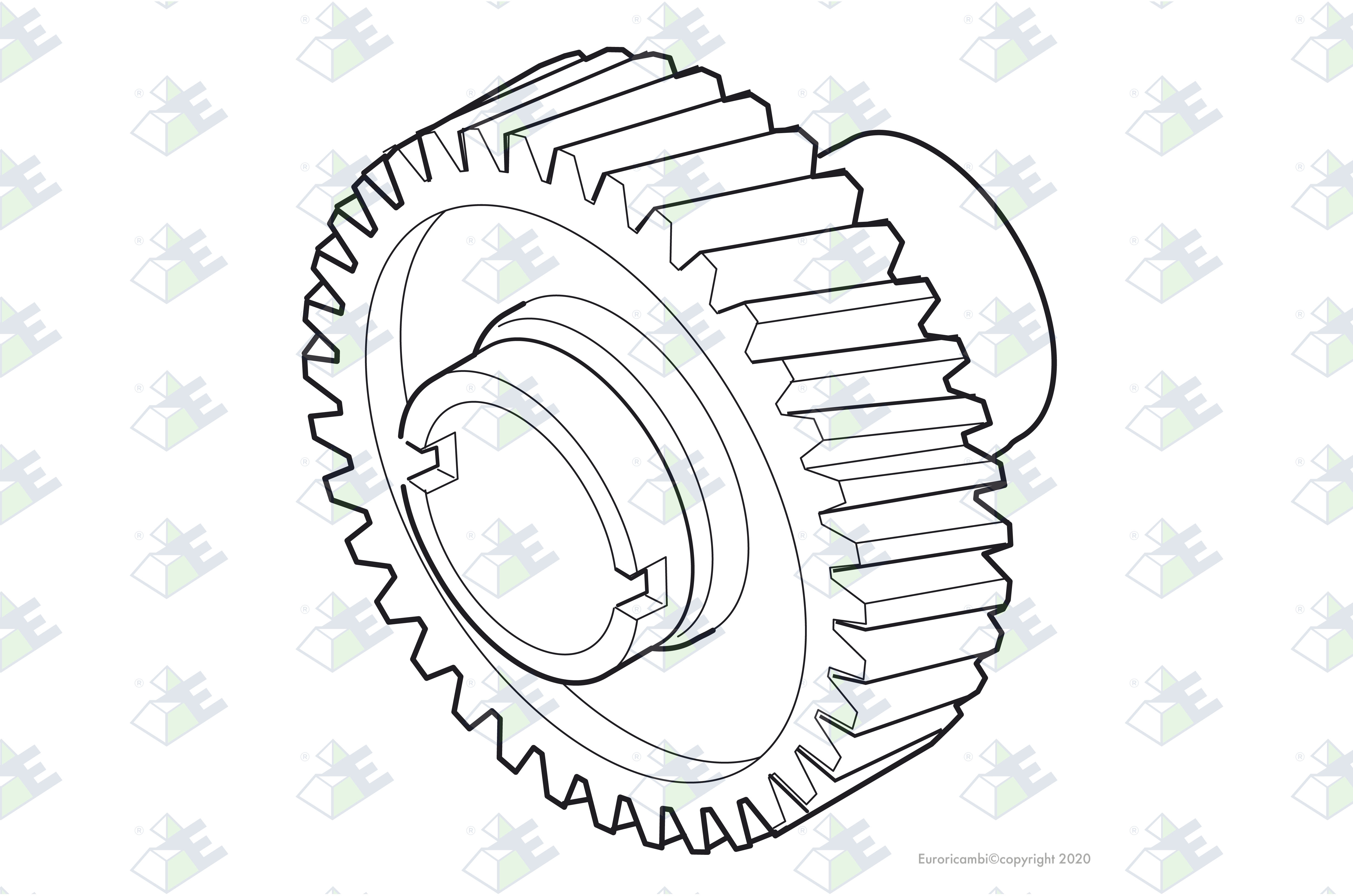 VERTEILERRAD Z 42 Passend zu VOLVO 382257