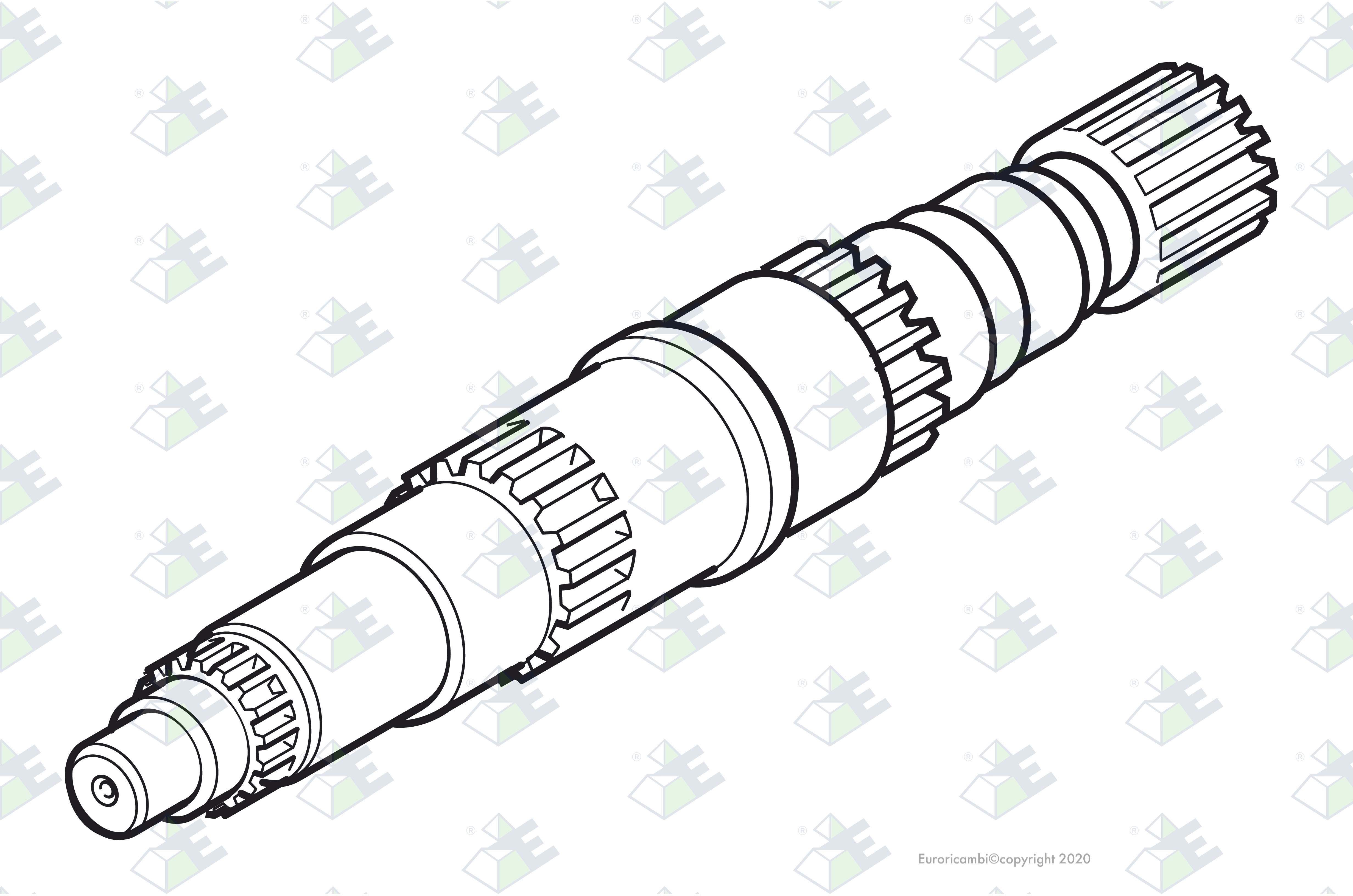 HAUPTWELLE Z 28/42/42/34 Passend zu VOLVO 1668148