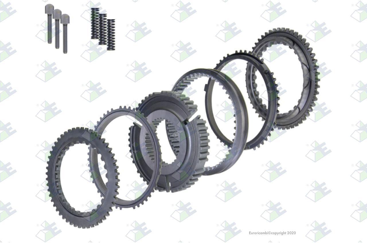 SYNCHRONISATIONSATZ 1./2. Passend zu ZF TRANSMISSIONS 1304298964