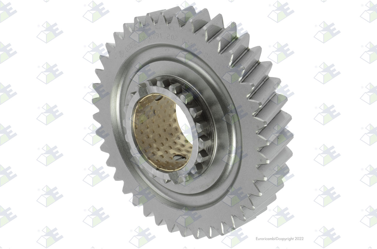 ZAHNRAD Z 40 Passend zu ZF TRANSMISSIONS 6091202024