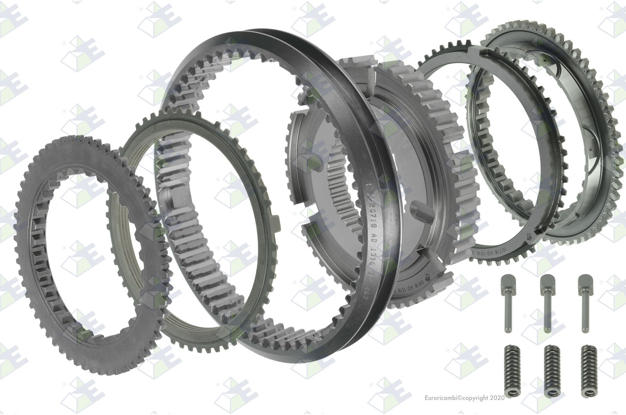 SYNCHRONISATIONSATZ 3./4. Passend zu ZF TRANSMISSIONS 1315298061