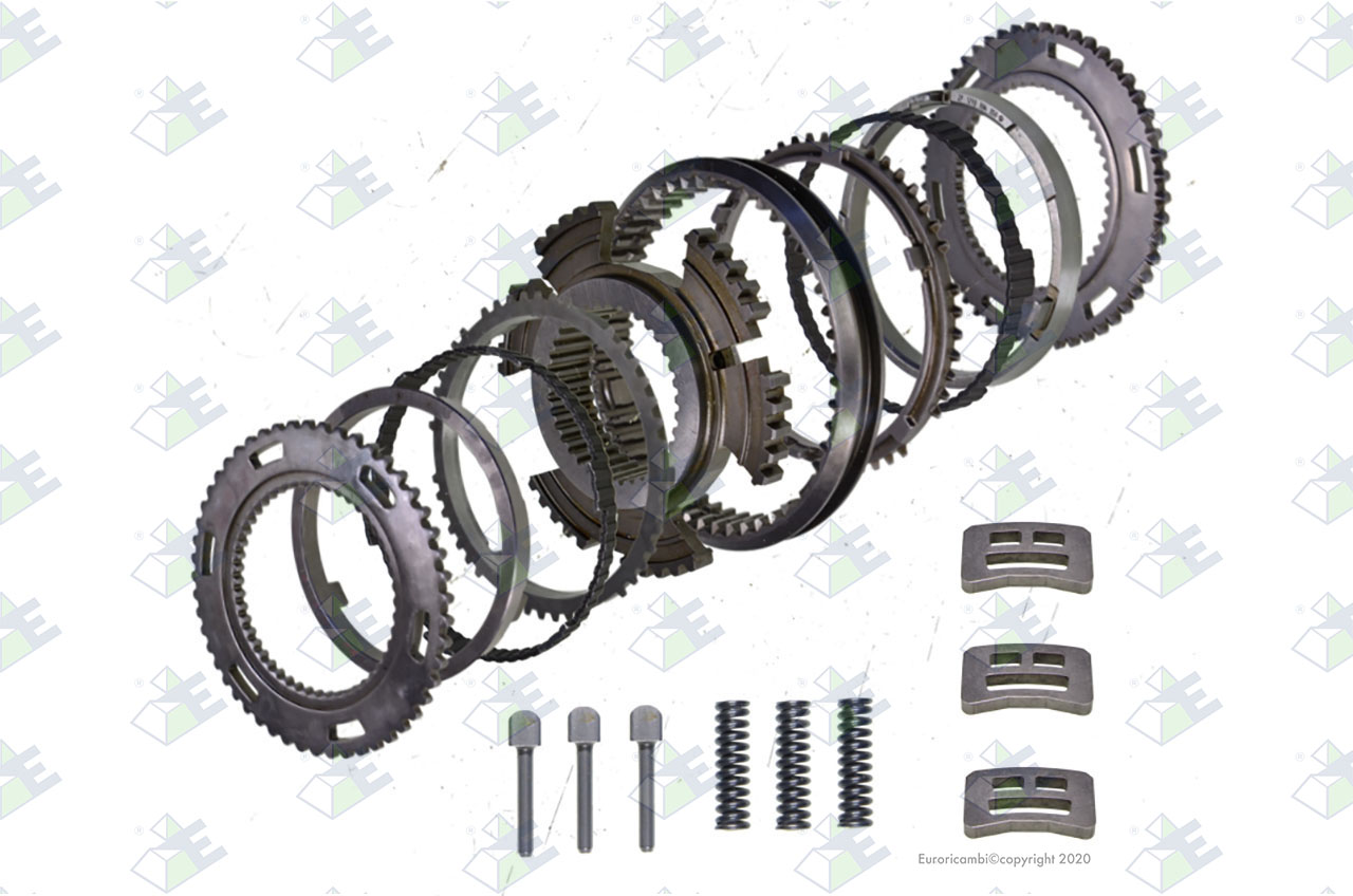 SYNCHRONISATIONSATZ 1./2. Passend zu ZF TRANSMISSIONS 1304204059