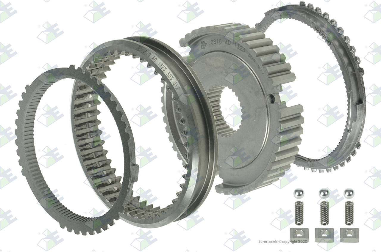 SYNCHRONISATIONSATZ 5./6. Passend zu ZF TRANSMISSIONS 1323298002