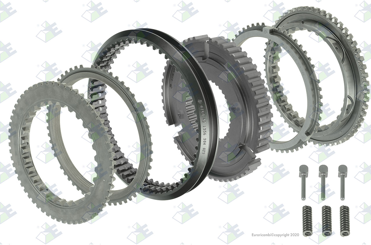 SYNCHRONISATIONSATZ 3./4. Passend zu ZF TRANSMISSIONS 1356204006