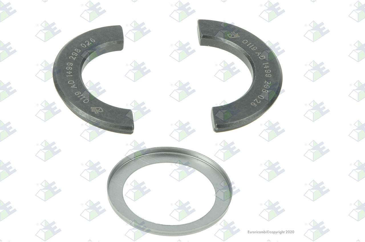 SATZ RINGE D.4,90 MM Passend zu ZF TRANSMISSIONS 1499298026