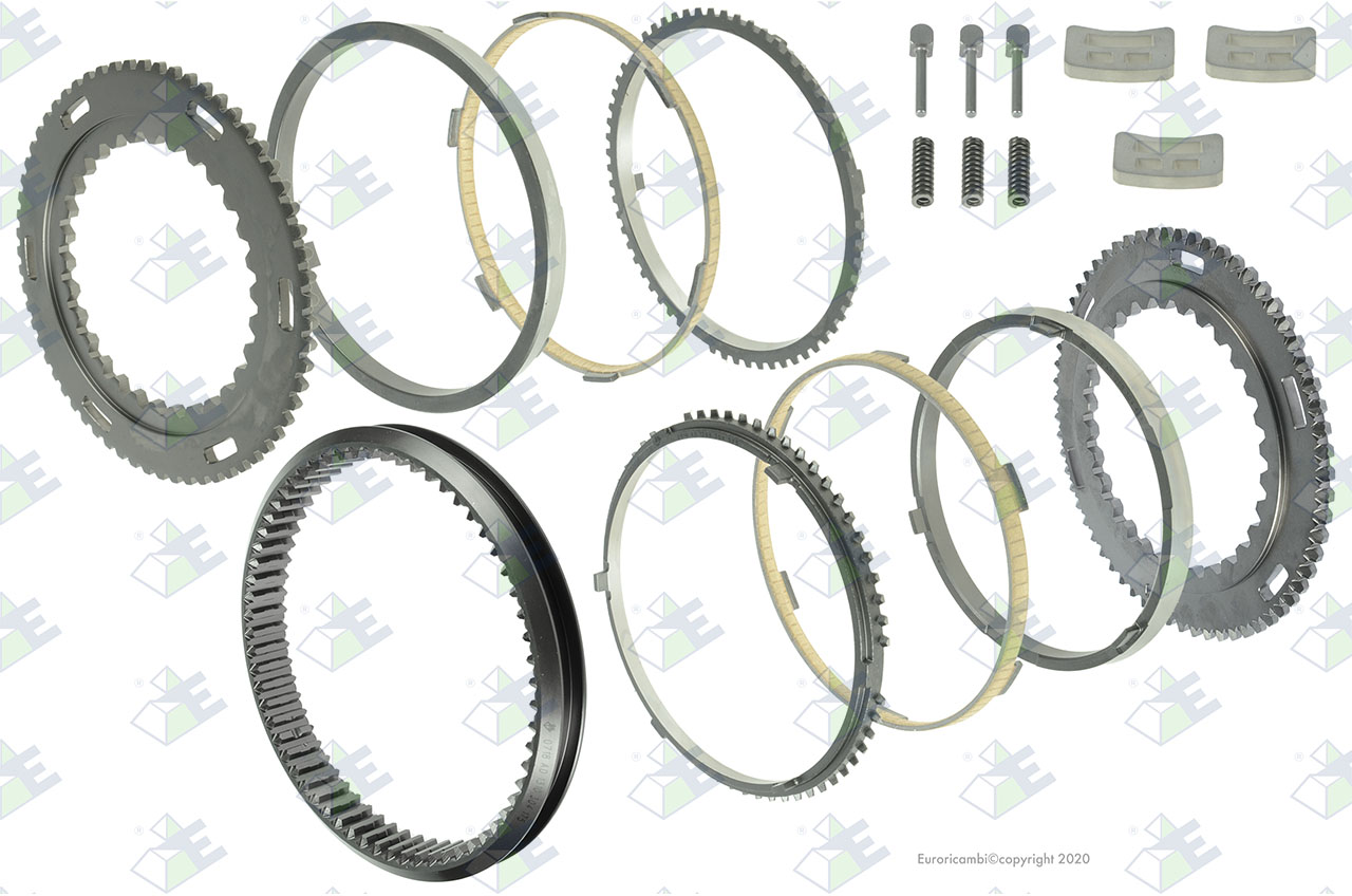 SYNCHRONISATIONSATZ 1./2. Passend zu ZF TRANSMISSIONS 1312298912