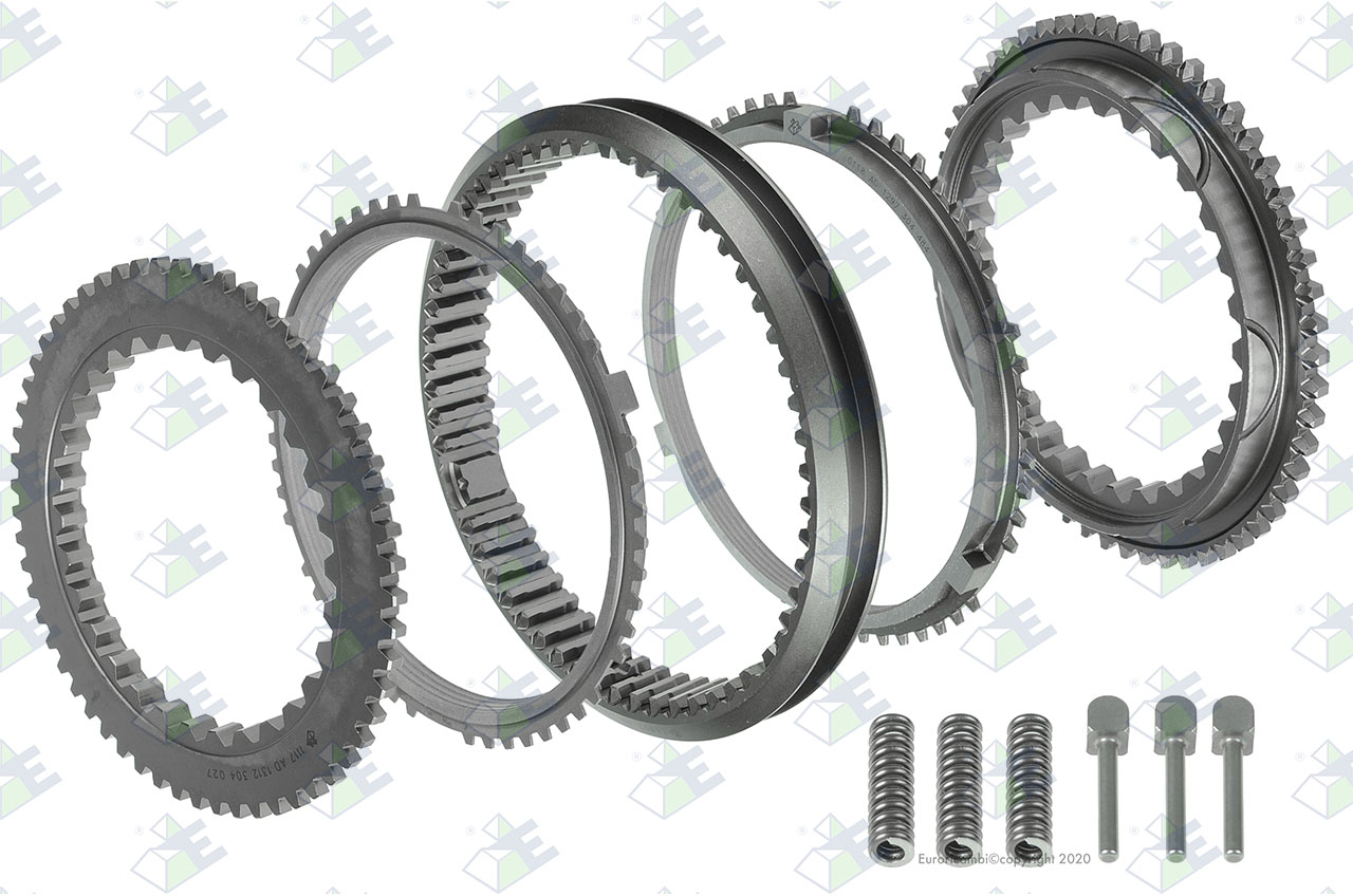 SYNCHRONISATIONSATZ 3./4. Passend zu ZF TRANSMISSIONS 1315298030