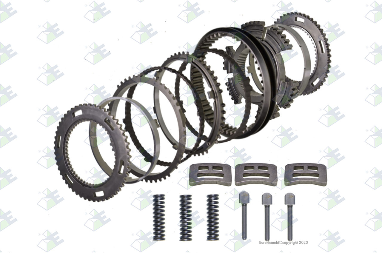 SYNCHRONISATIONSATZ 1./2. Passend zu ZF TRANSMISSIONS 1346204001