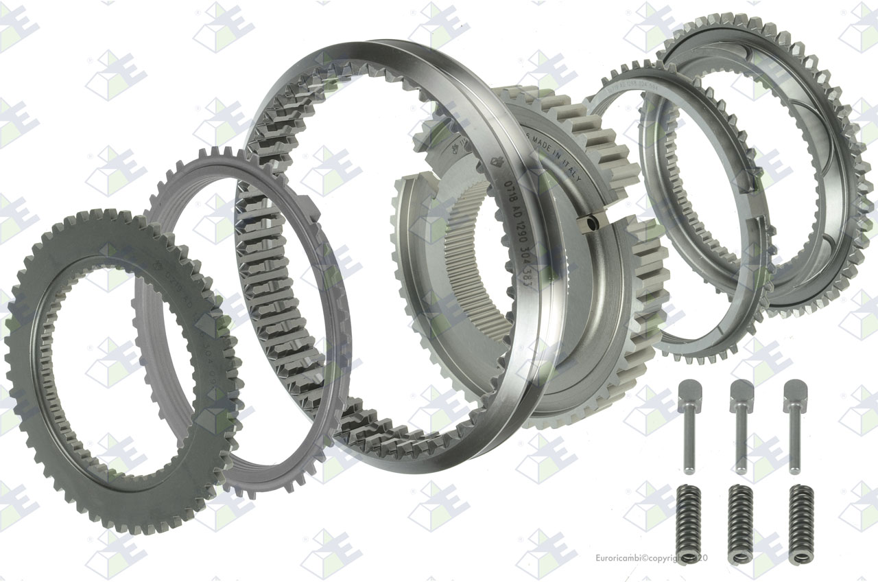 SYNCHRONISATIONSATZ 1./2. Passend zu ZF TRANSMISSIONS 1346298003