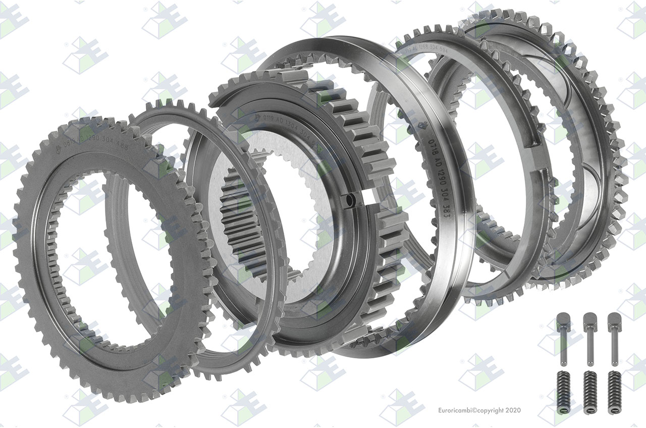 SYNCHRONISATIONSATZ 1./2. Passend zu ZF TRANSMISSIONS 1290204083