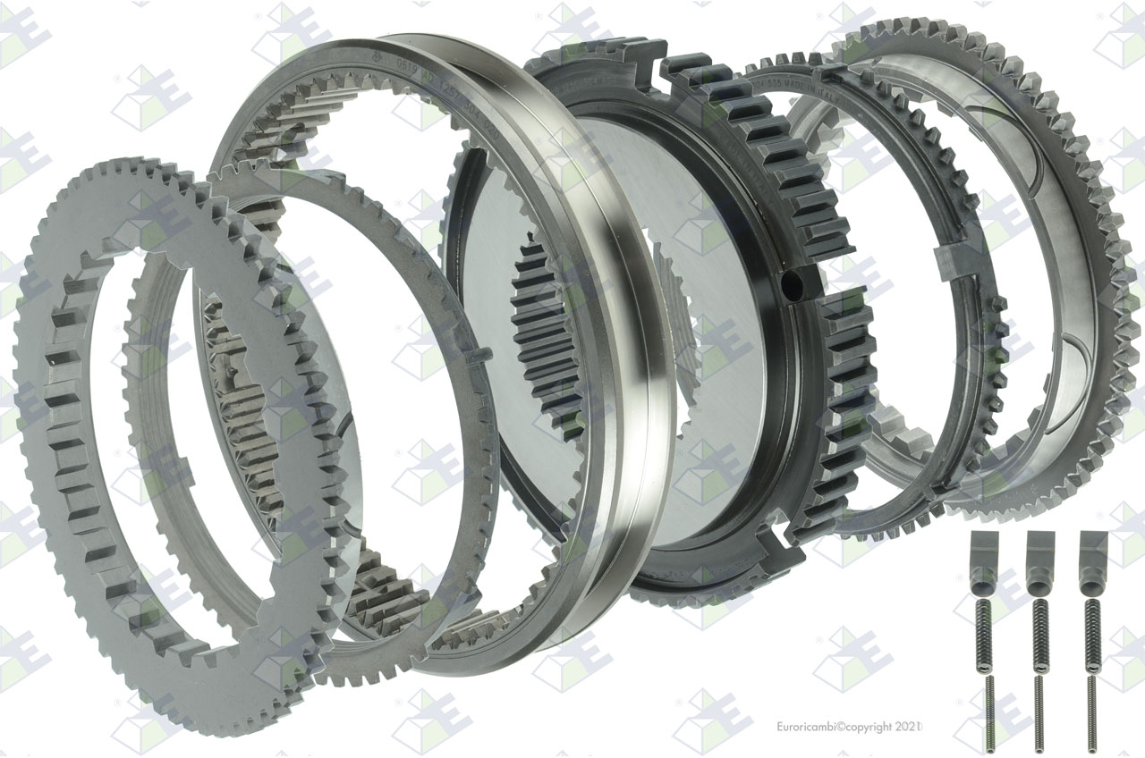 SYNCHRONISATIONSATZ 1./2. Passend zu ZF TRANSMISSIONS 1250298935