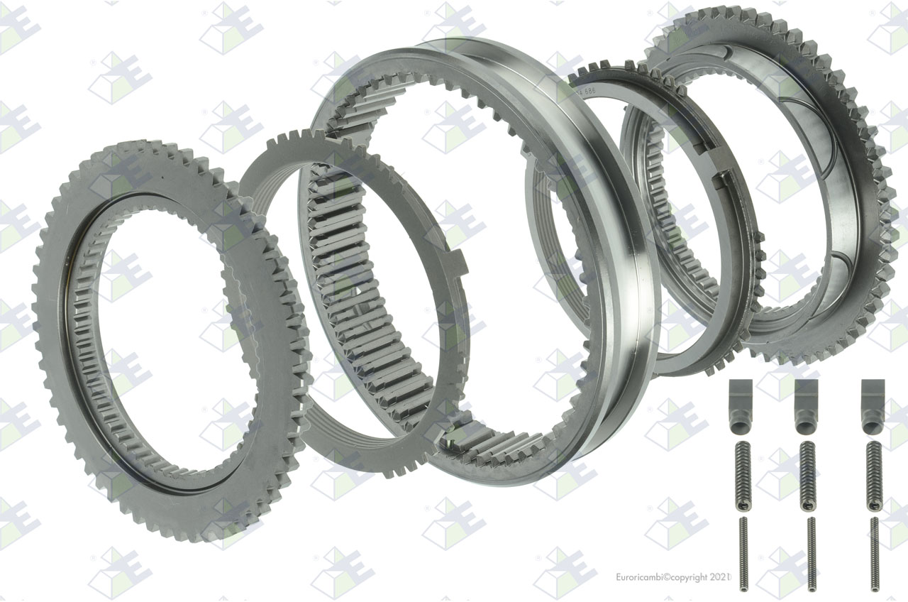 SYNCHRONISATIONSSATZ Passend zu ZF TRANSMISSIONS 1295298936