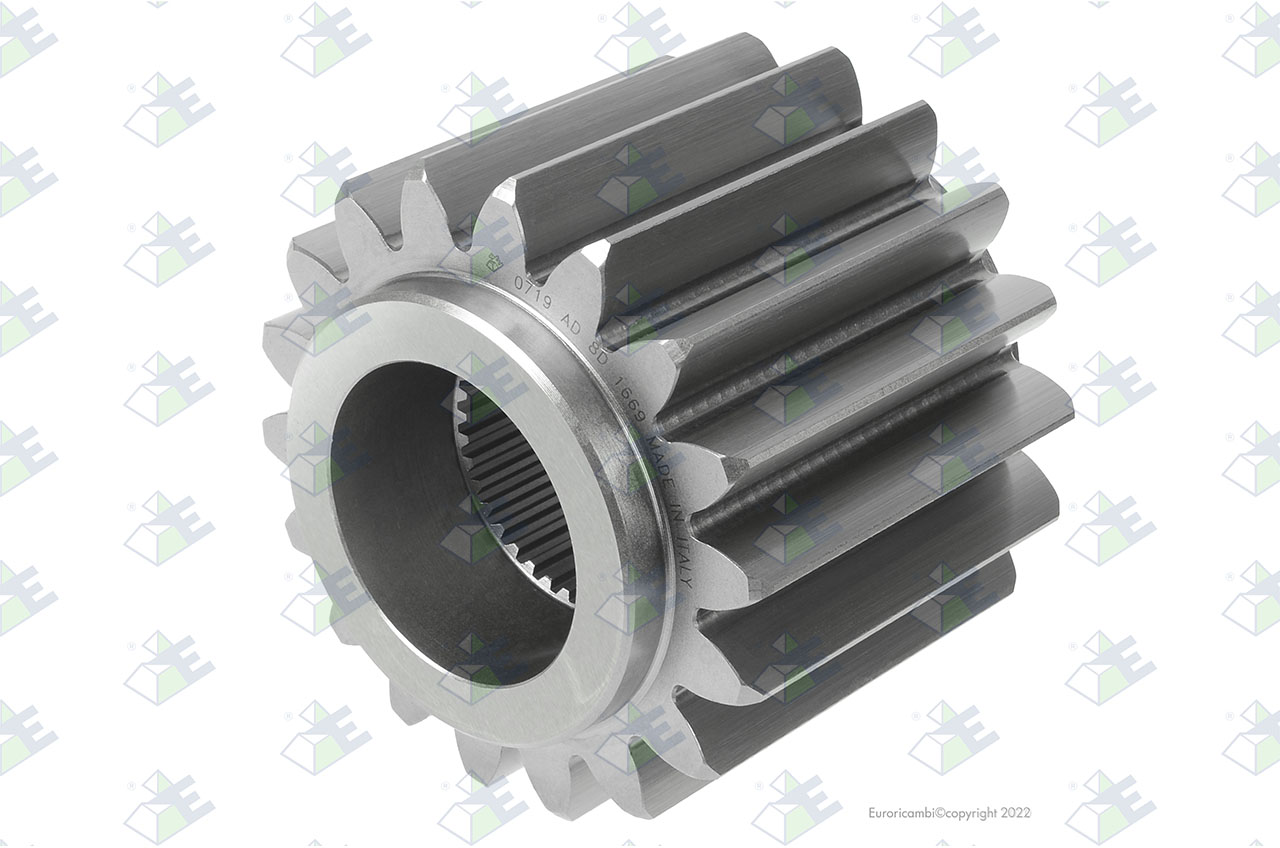 SUN GEAR 18 T.-39 SPLINES suitable to CATERPILLAR 8D1669