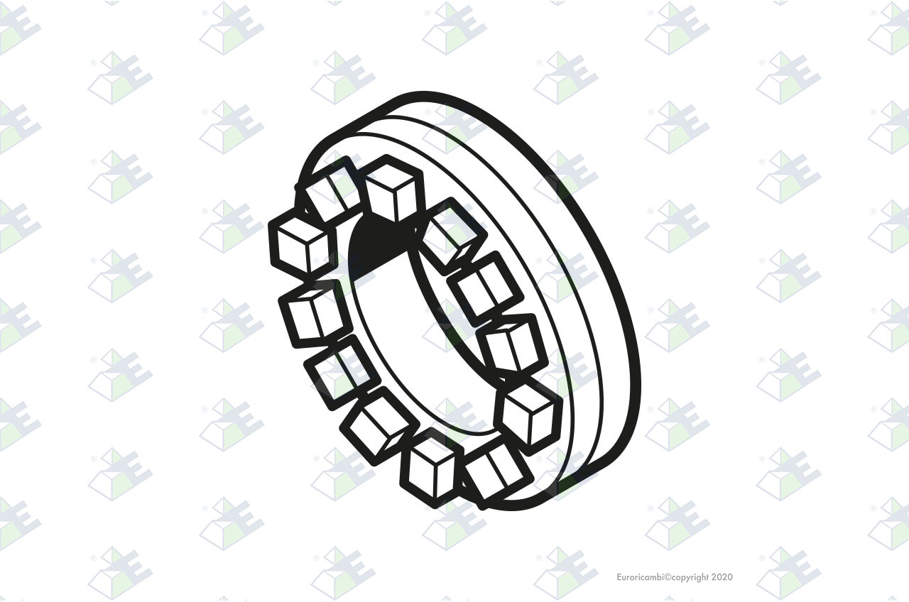 GROOVED NUT suitable to DANA - SPICER AXLES 27842