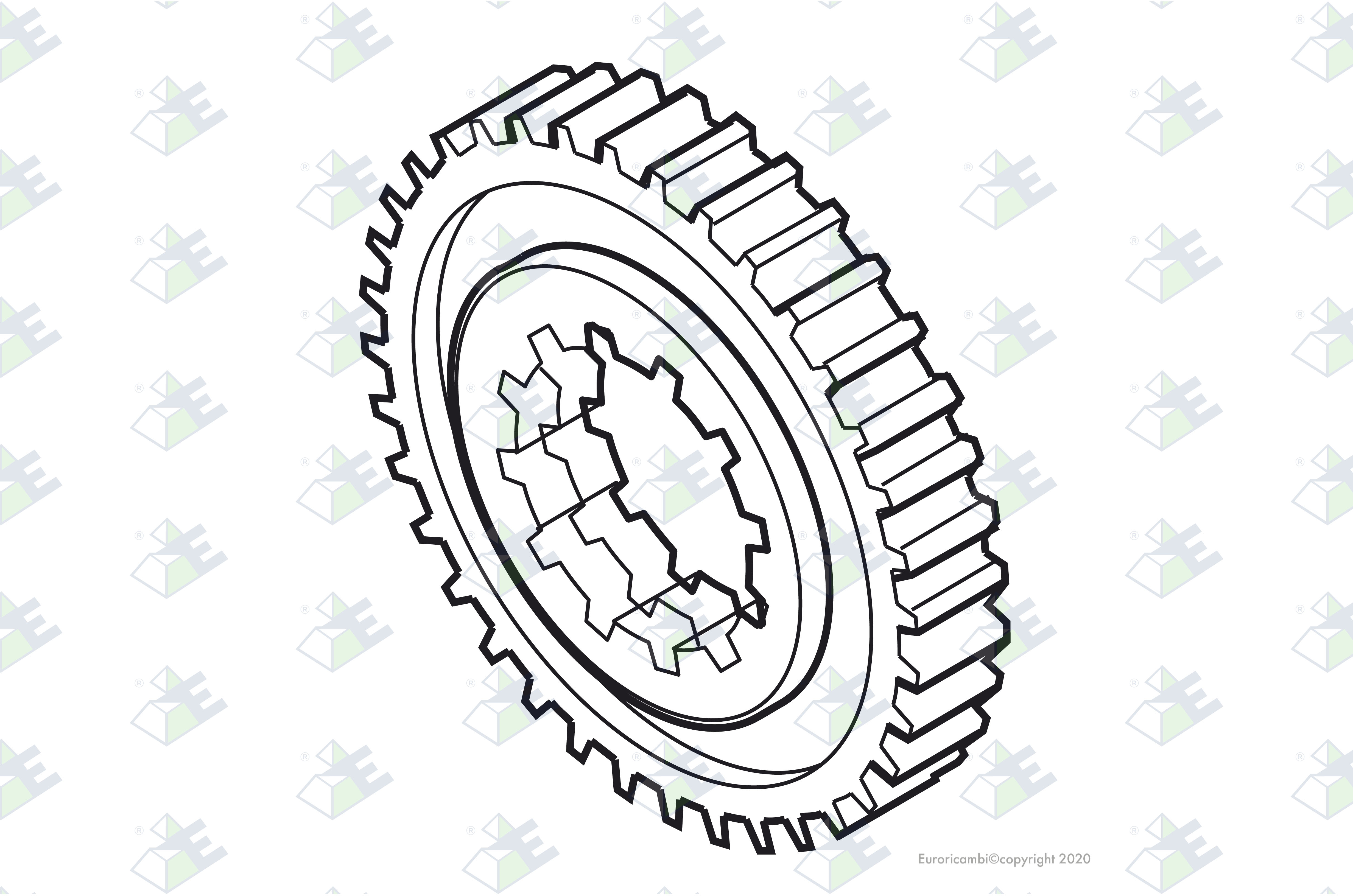 GEAR M/S 2ND SPEED 38 T. suitable to EATON - FULLER 16750