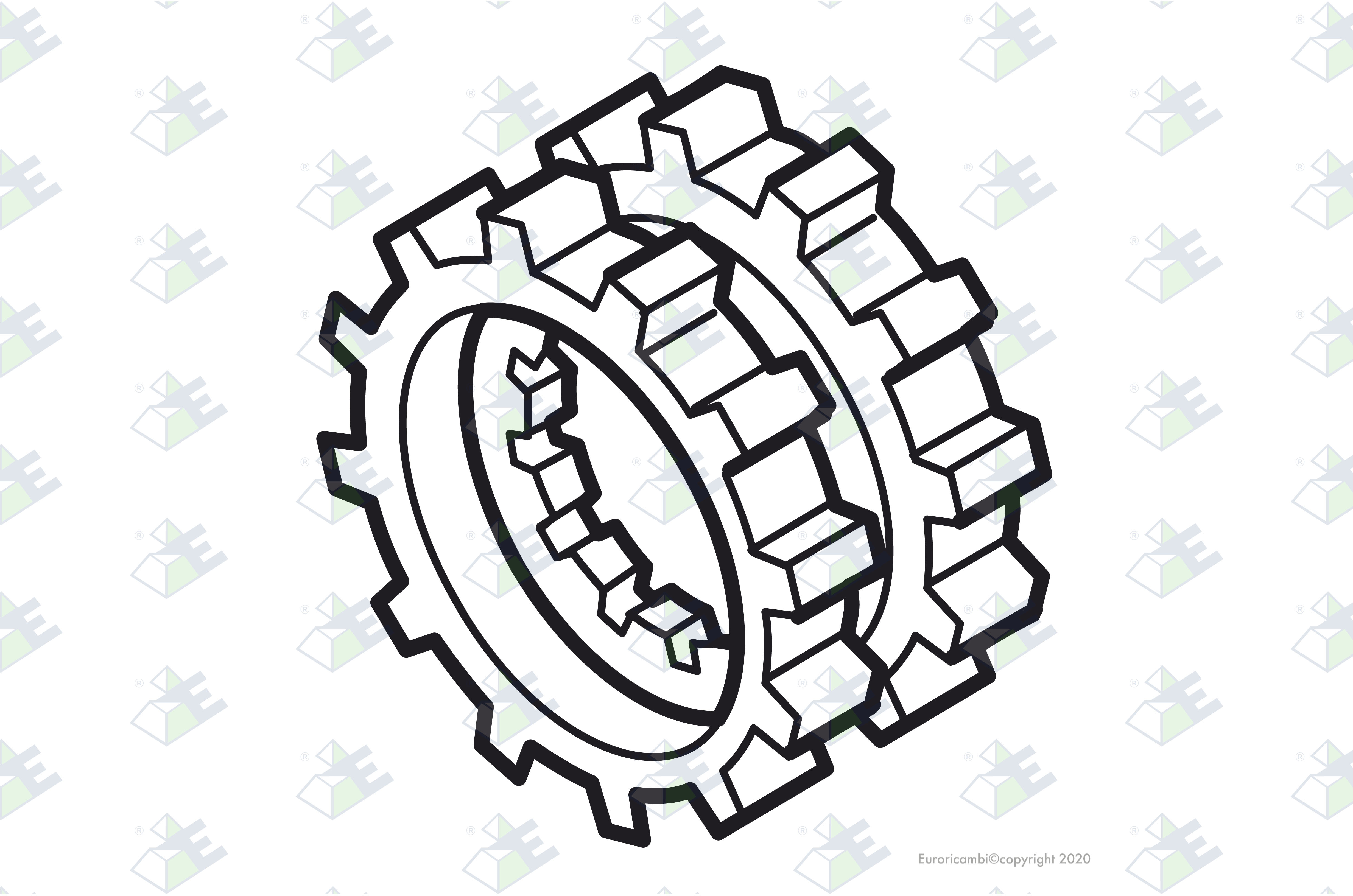 SLIDING CLUTCH 20 T. suitable to EATON - FULLER 18995