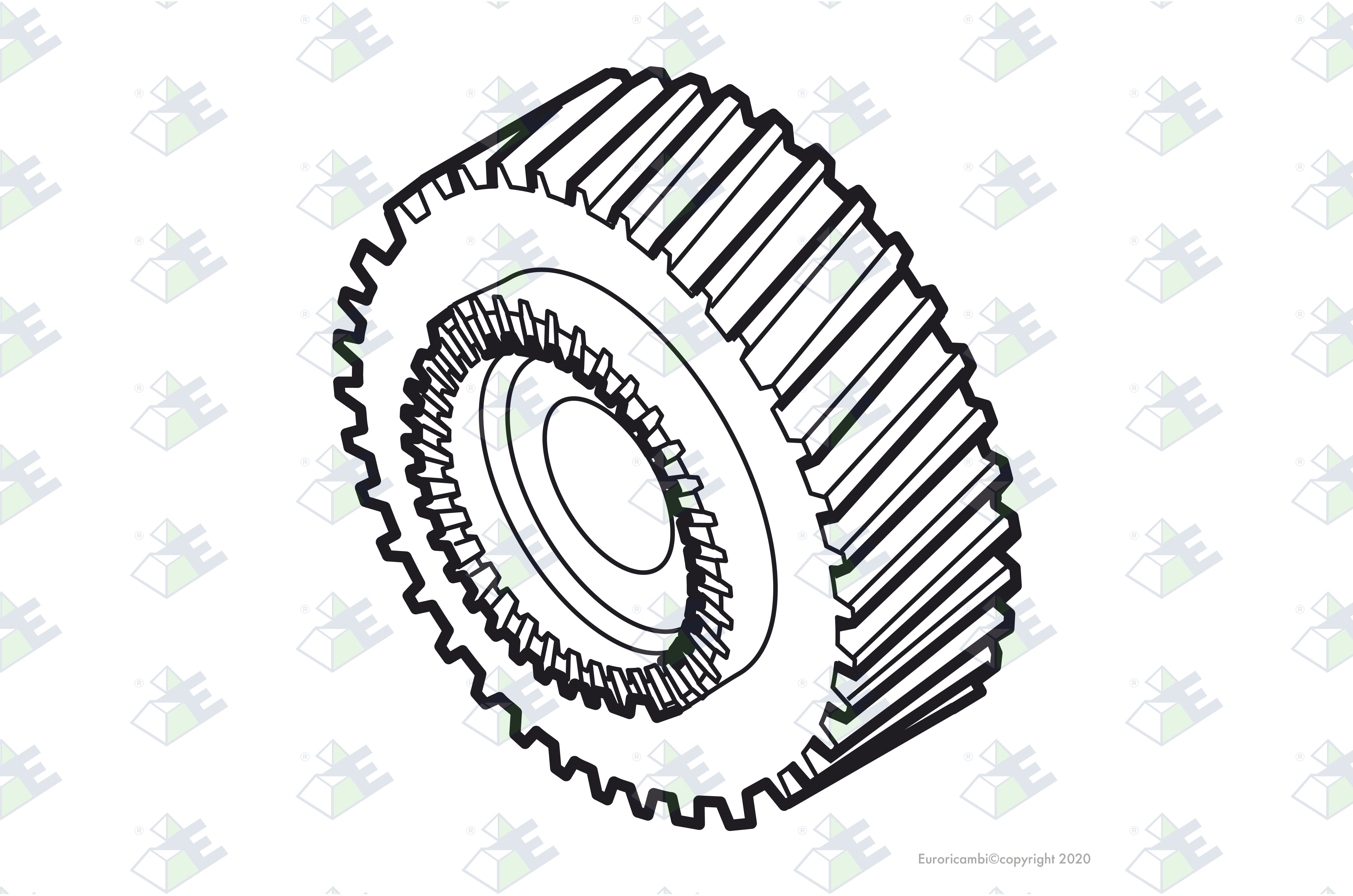 COMPLETE GEAR 30 T. suitable to MAN 81356100026