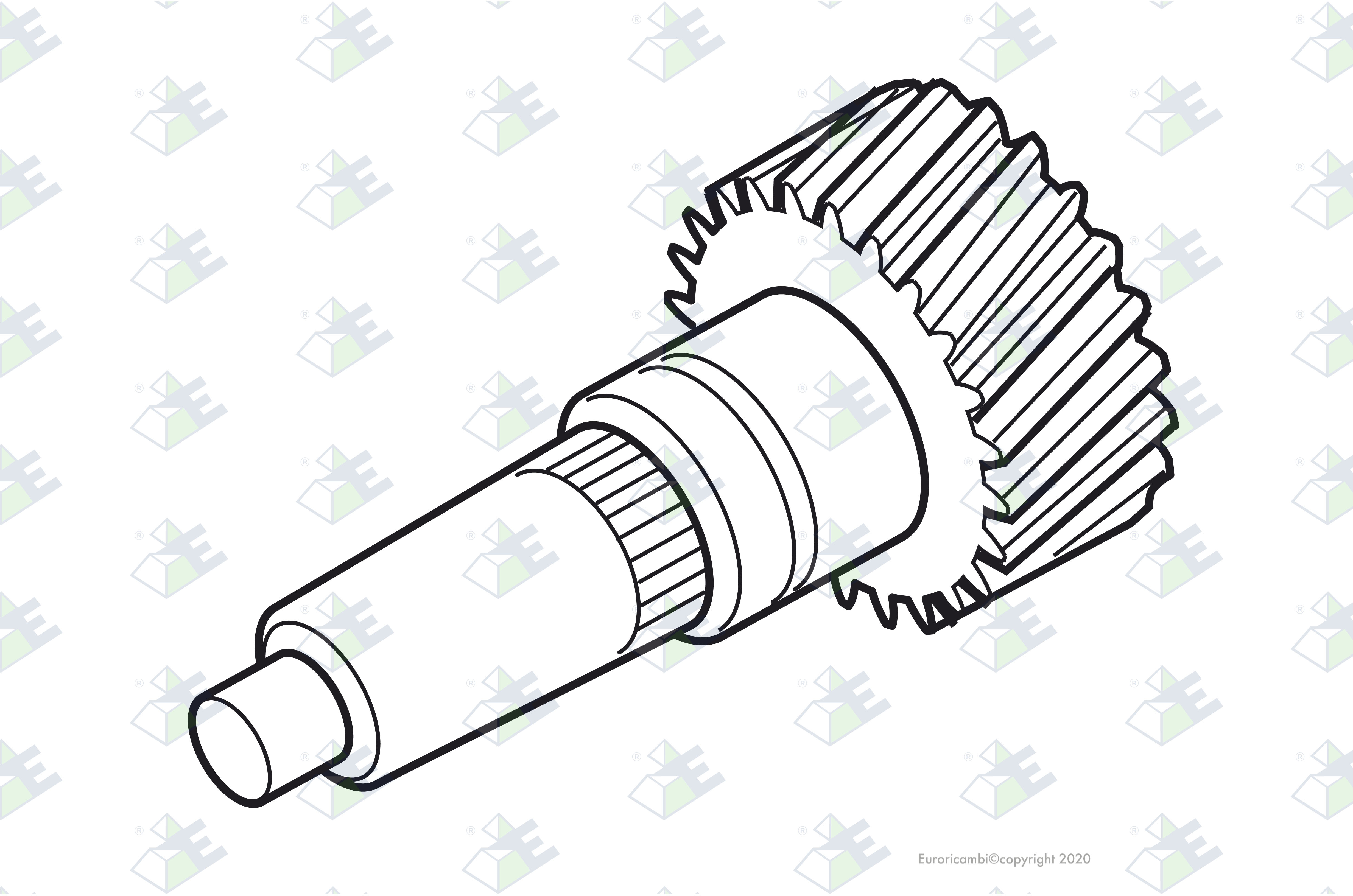 INTERMEDIATE SHAFT 20 T. suitable to MERCEDES-BENZ 3872622402