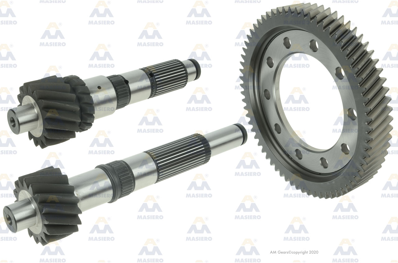 PINION/GEAR SET 67:16 suitable to RENAULT CAR 61516