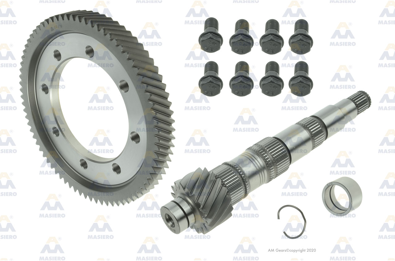 PINION/GEAR SET KIT 75:16 suitable to VOLKSWAGEN 62135