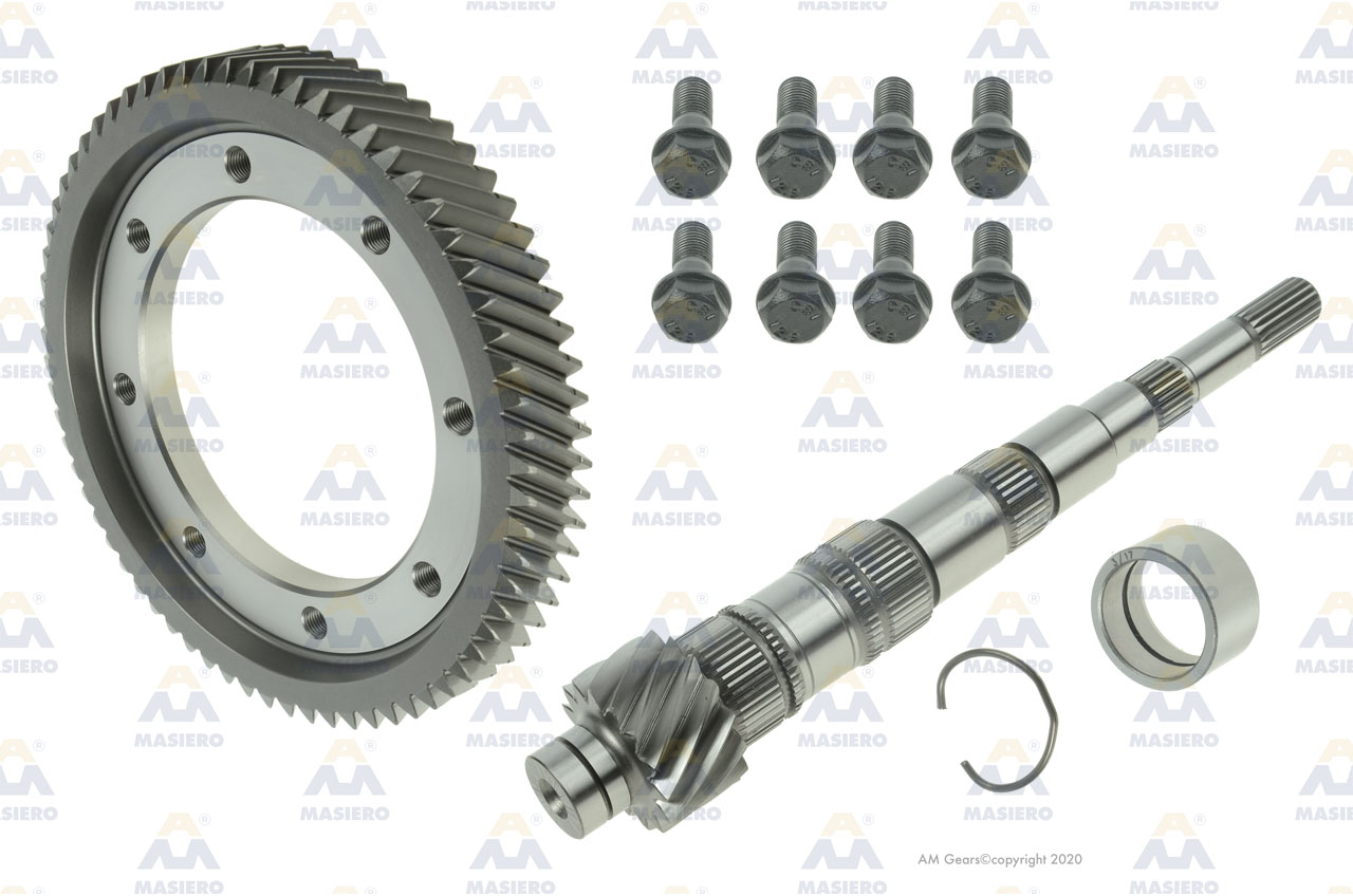 PINION/GEAR SET KIT 68:15 suitable to VOLKSWAGEN 62169