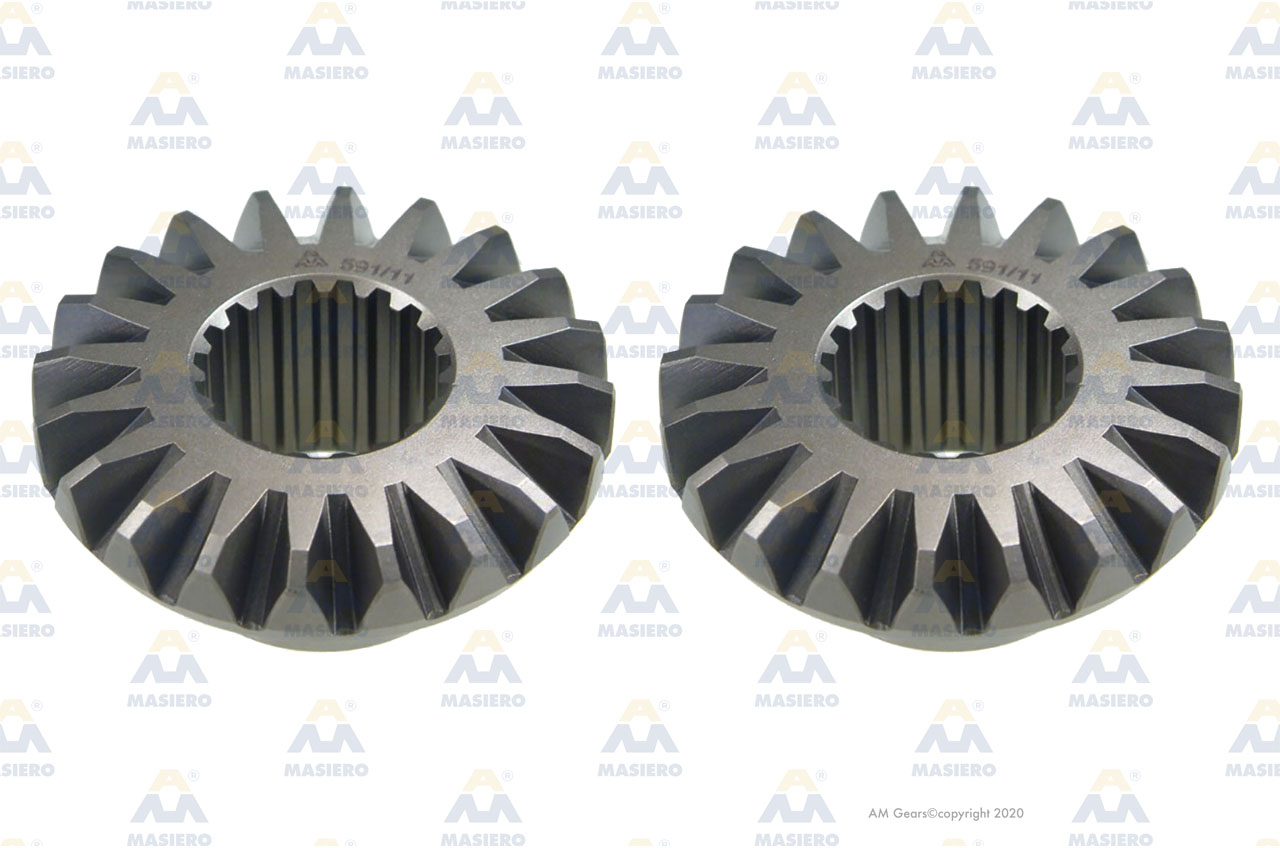 SIDE GEAR 19 T. - 20 SPL suitable to ISUZU 8944612330