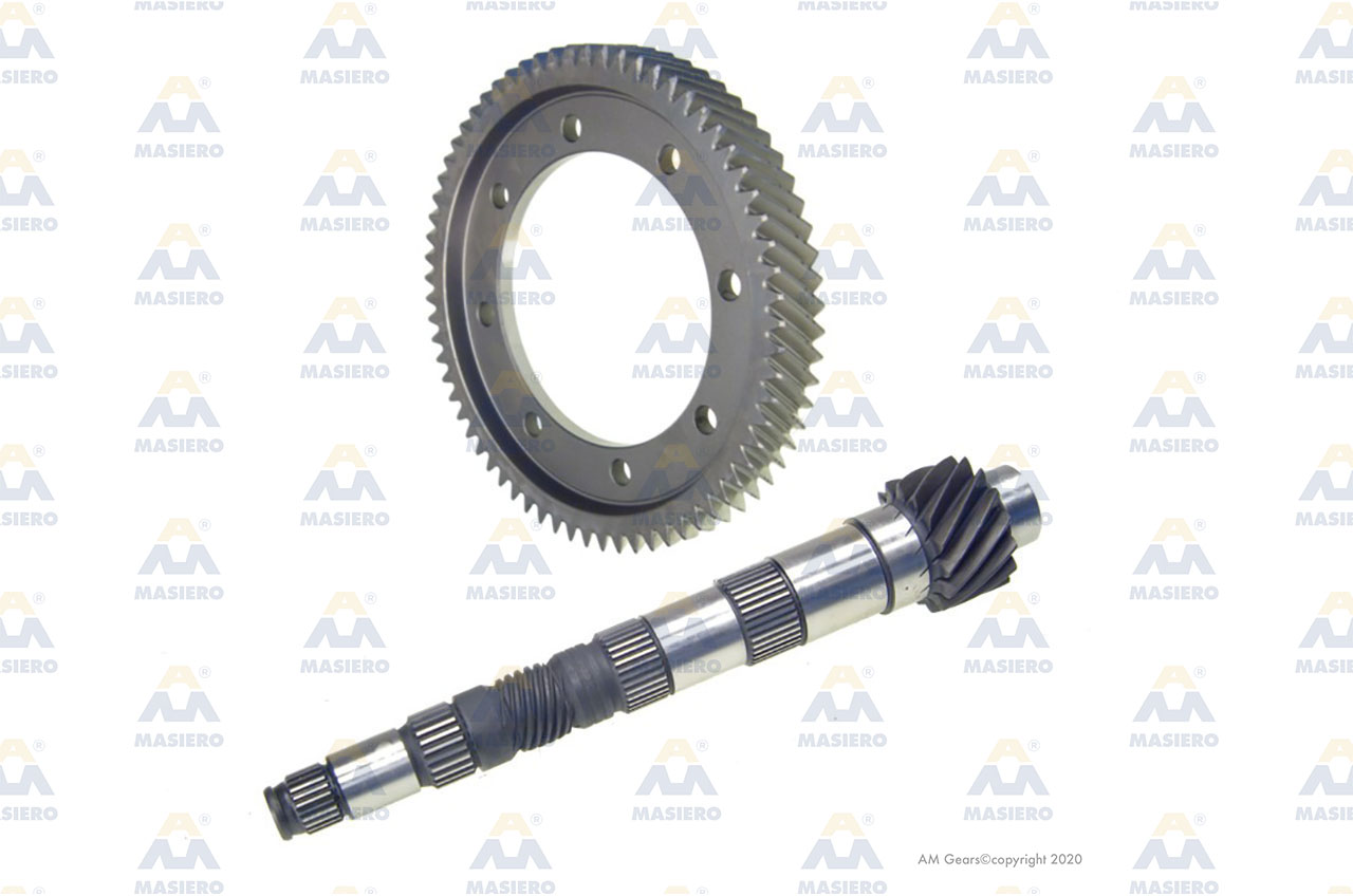 PINION/GEAR SET 67:15 suitable to VOLKSWAGEN 02K409143A