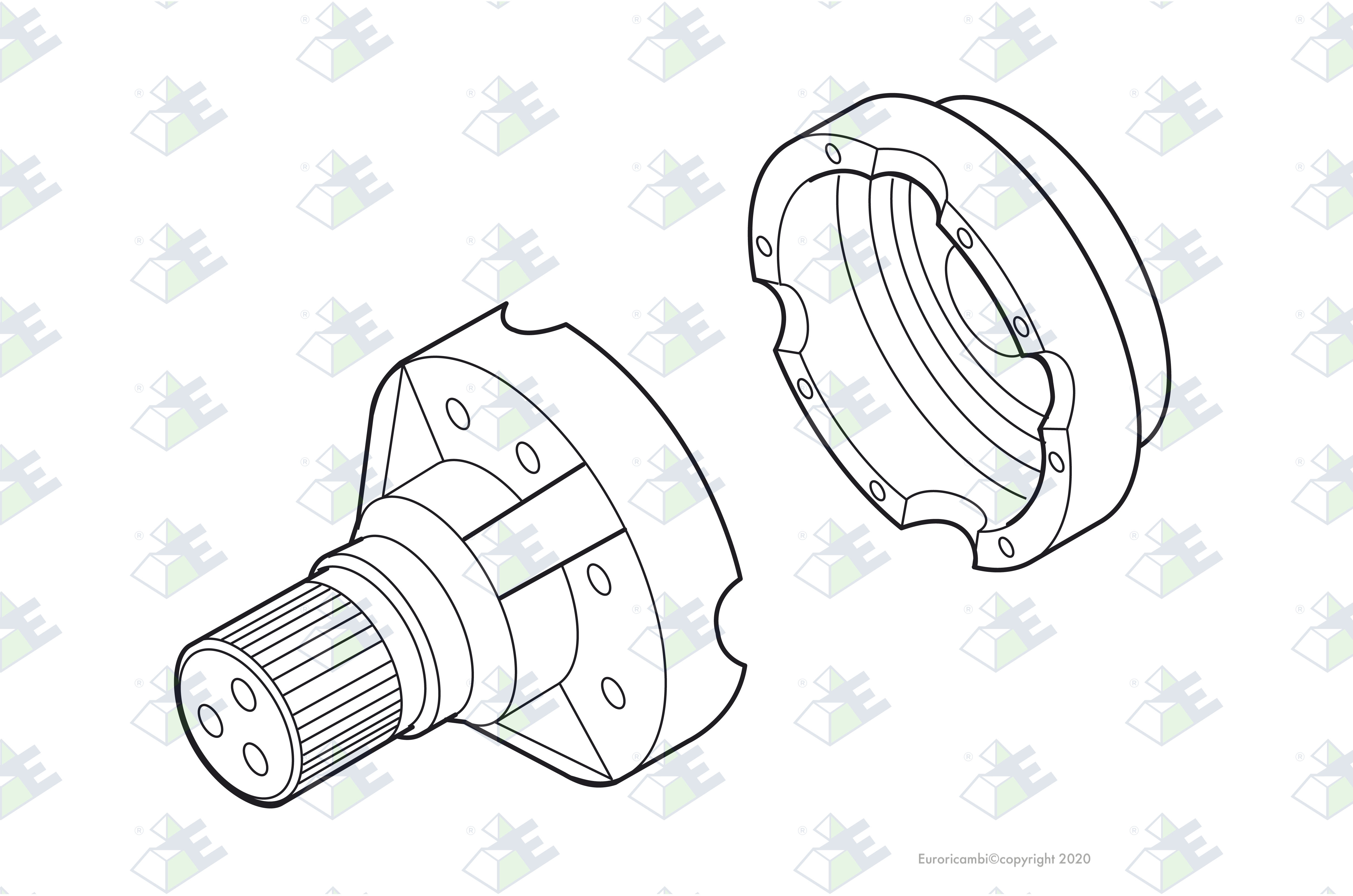 DIFF. CASE EMPTY suitable to RENAULT TRUCKS 5000682854