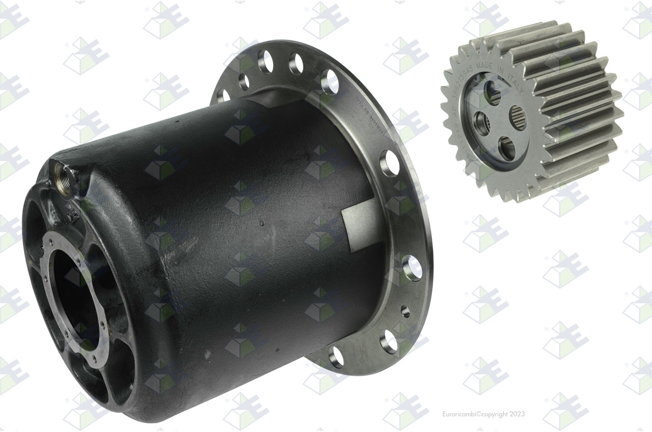 HUB COMPLETE + KIT suitable to RENAULT TRUCKS 7421302568