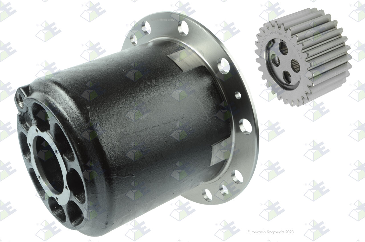 HUB COMPLETE + KIT suitable to RENAULT TRUCKS 7421302571