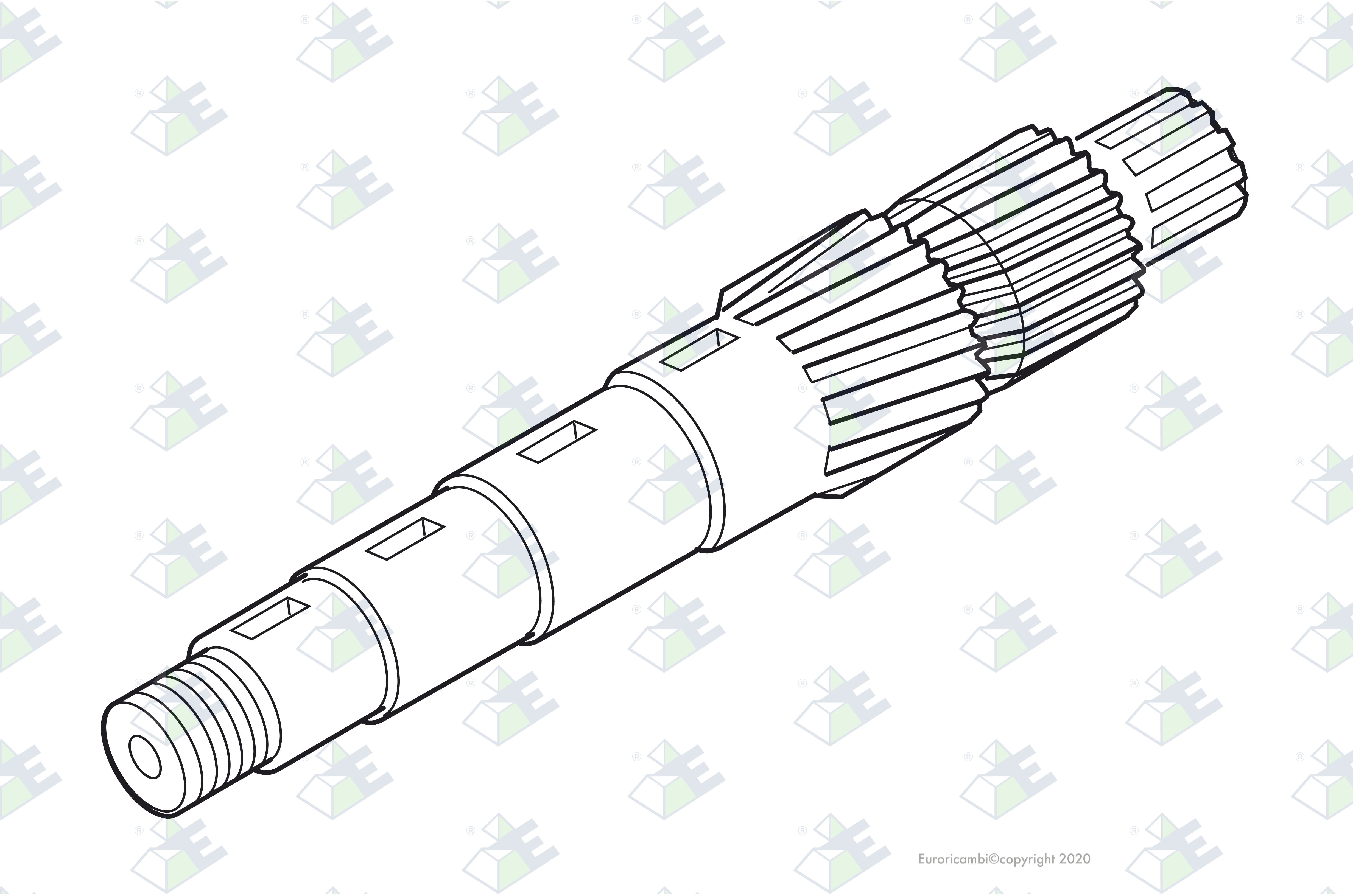 COUNTERSHAFT 11/13 T. suitable to RENAULT TRUCKS 0000134772