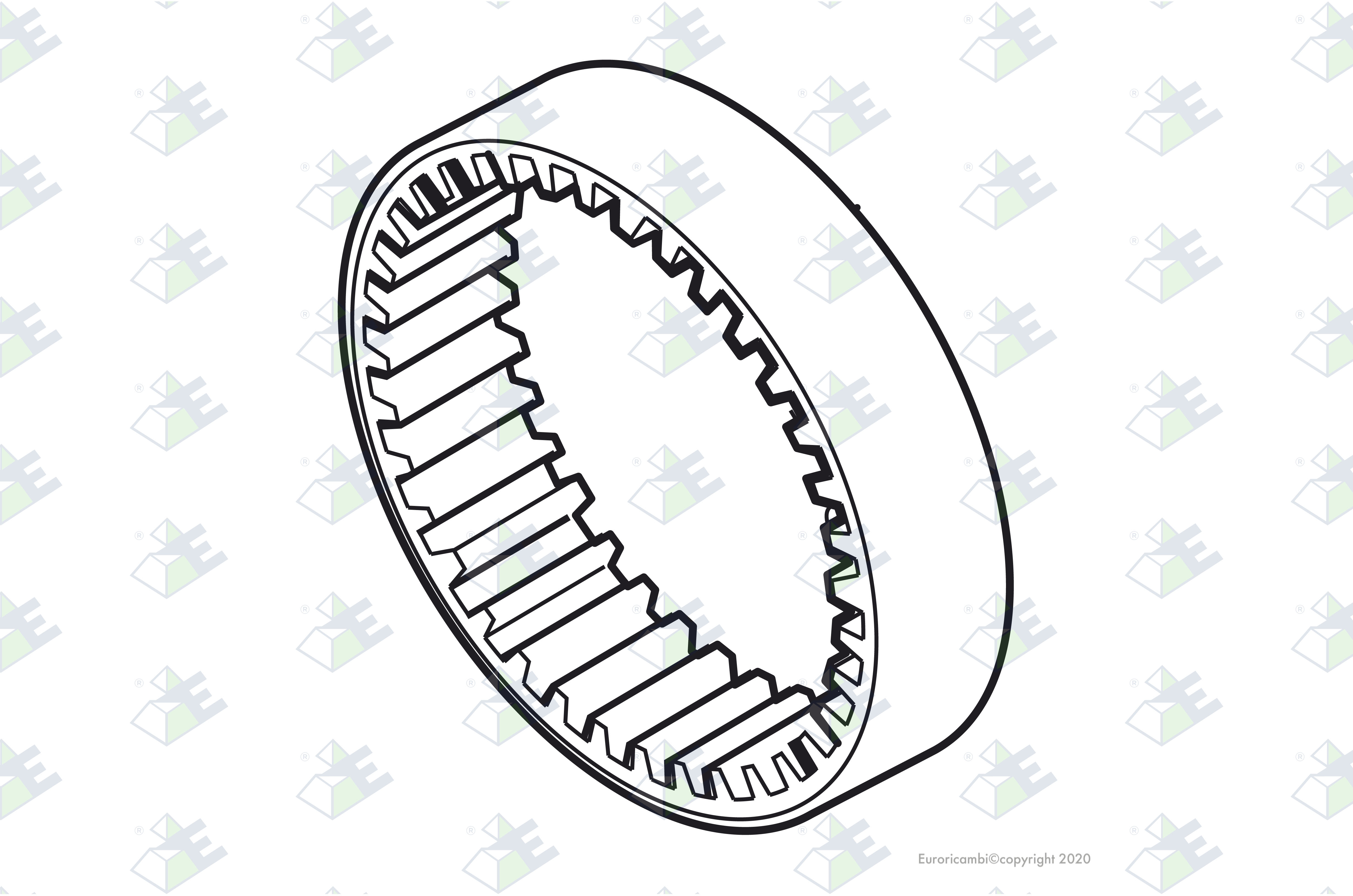 CROWN GEAR 48 T. suitable to S C A N I A 184808