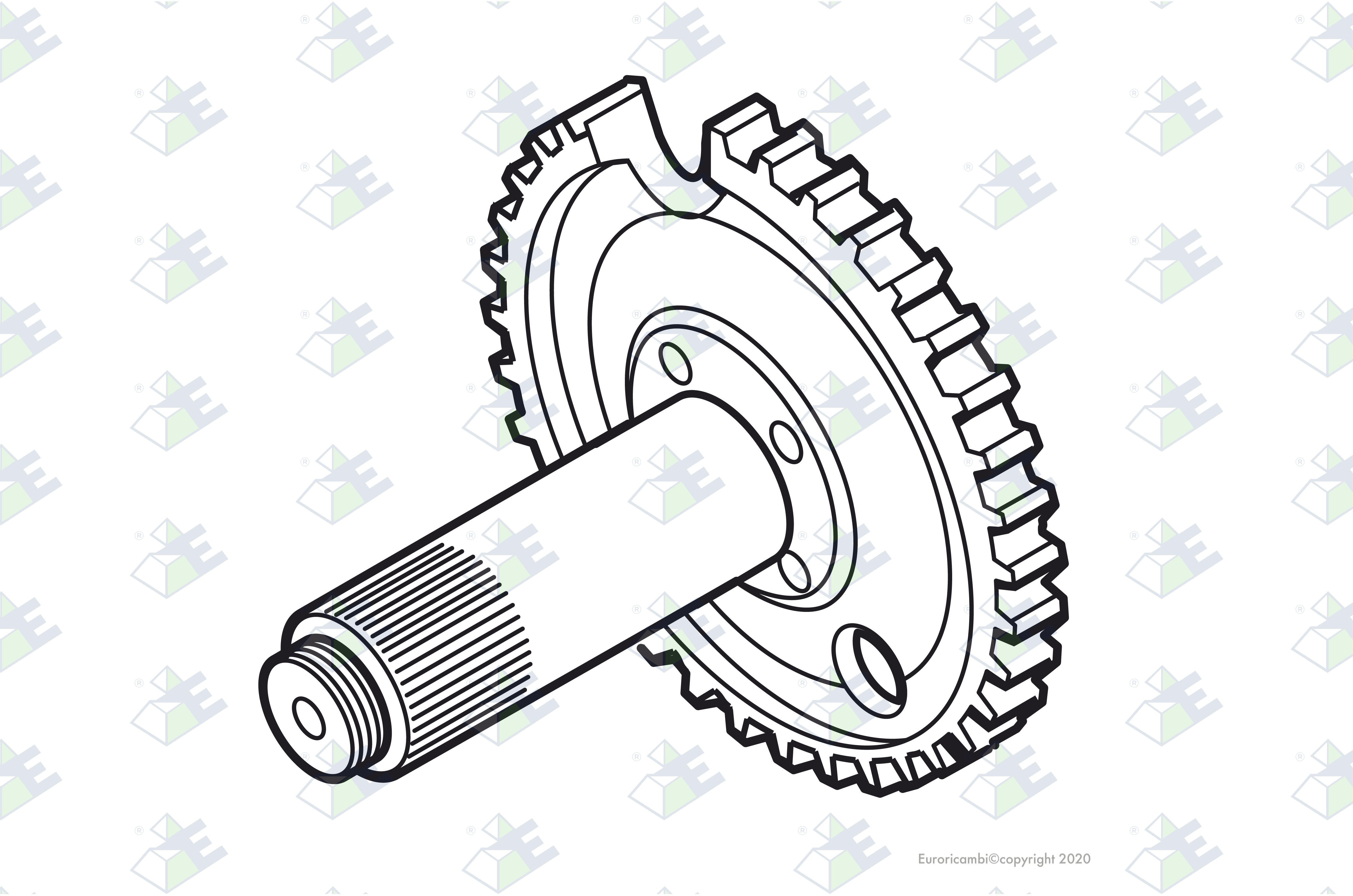 SHAFT AND FLANGE suitable to S C A N I A 1111172