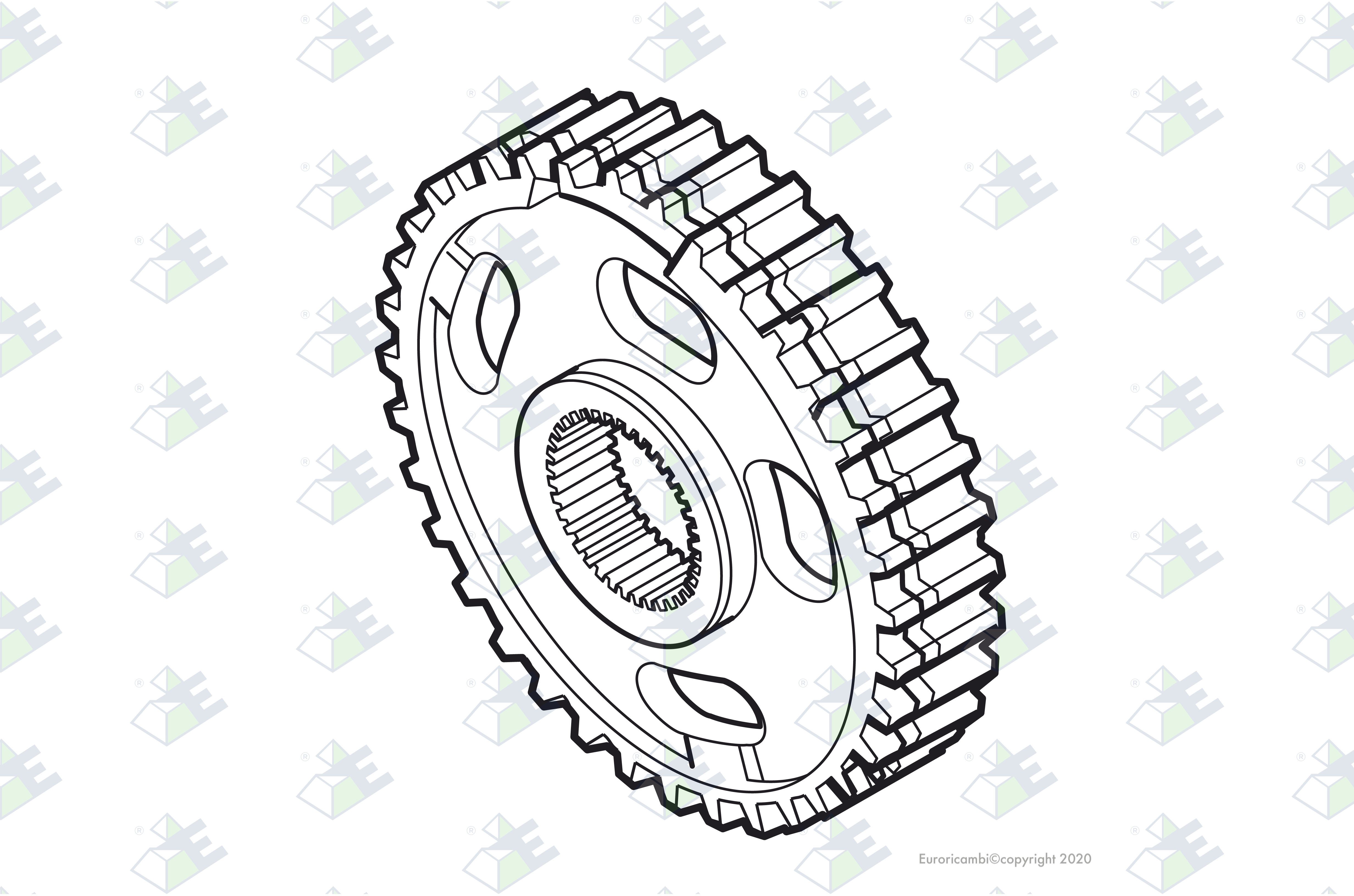 CARRIER HUB H=57,50 MM suitable to S C A N I A 1367083