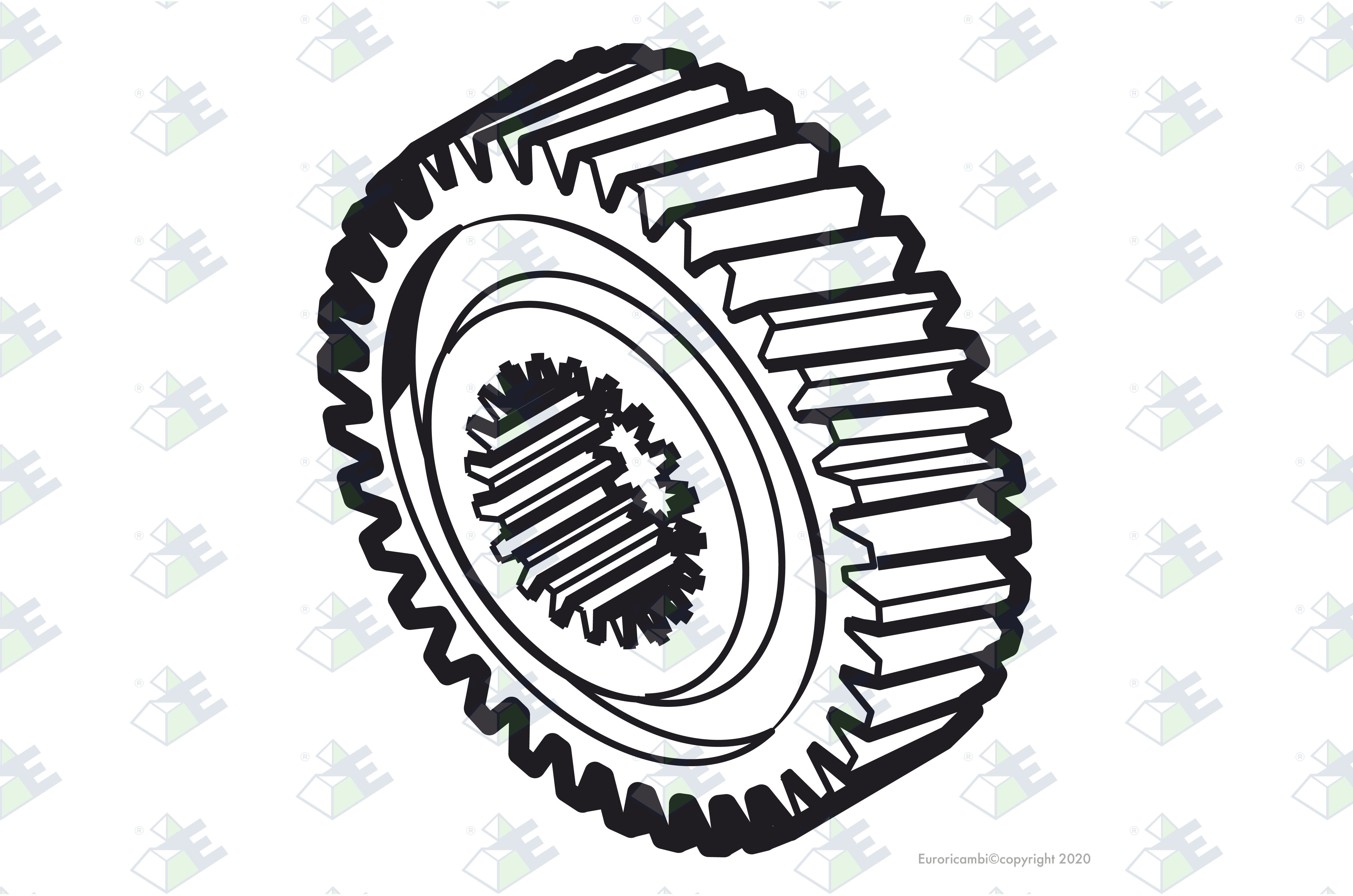 IDLER GEAR 24 T.- 39 SPL. suitable to MERITOR 3892C4735