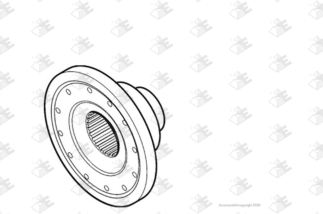 OUTPUT FLANGE D.203,20 suitable to VOLVO 1523272