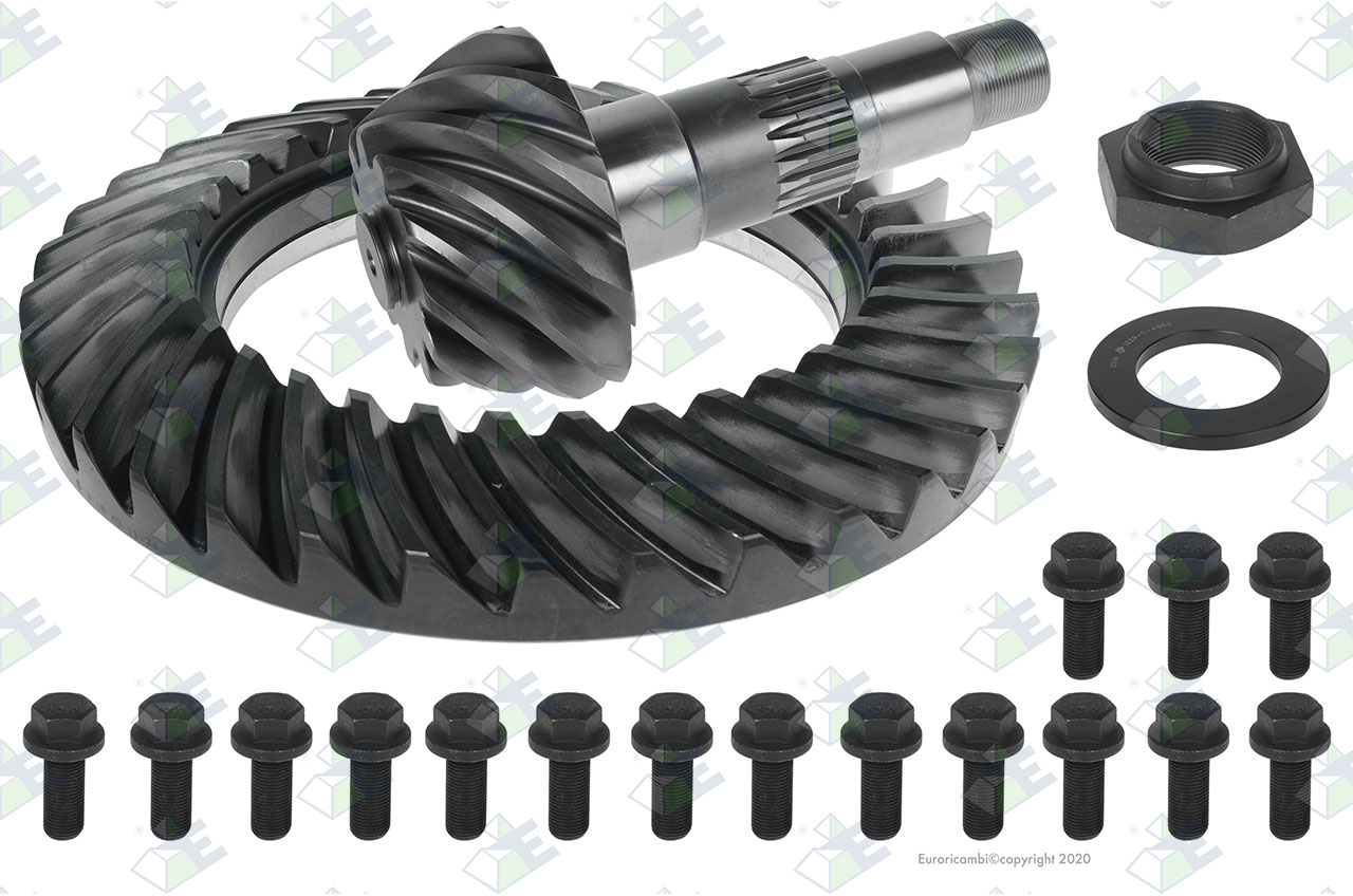 CROWN WHEEL/P. KIT 34:11 suitable to VOLVO 20508363