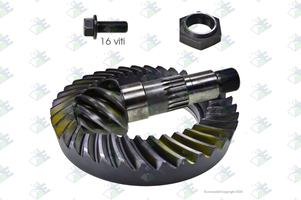 CROWN WHEEL/P. KIT 34:10 suitable to VOLVO 20508364