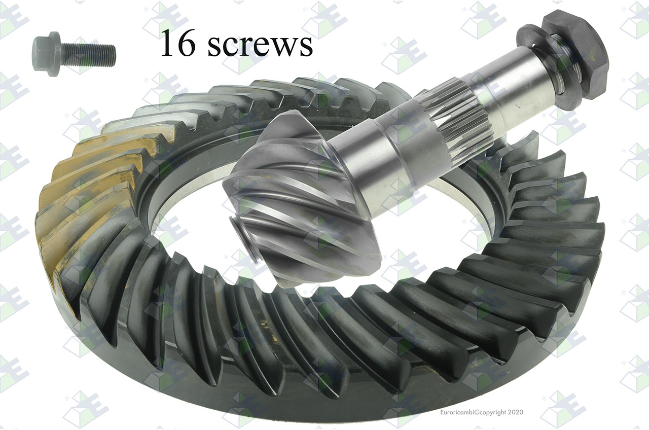 CROWN WHEEL/P. KIT 34:9 suitable to VOLVO 20508365