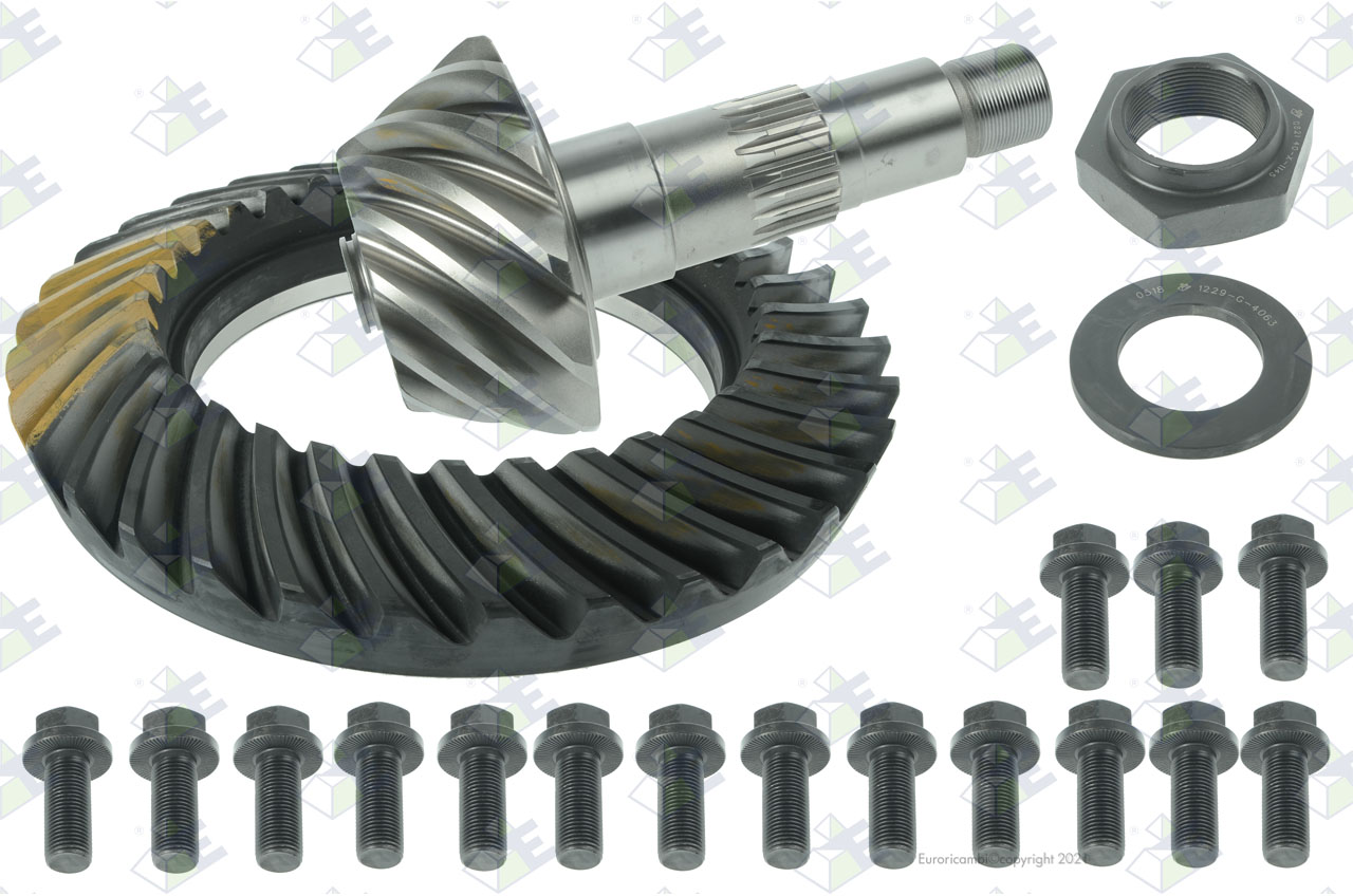 CROWN WHEEL/P. KIT 34:12 suitable to VOLVO 20508362