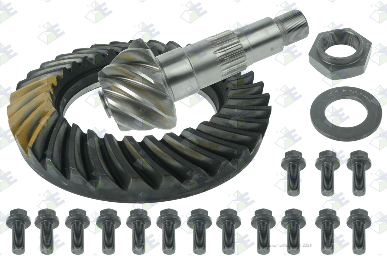 CROWN WHEEL/P. KIT 33:8 suitable to VOLVO 20508366