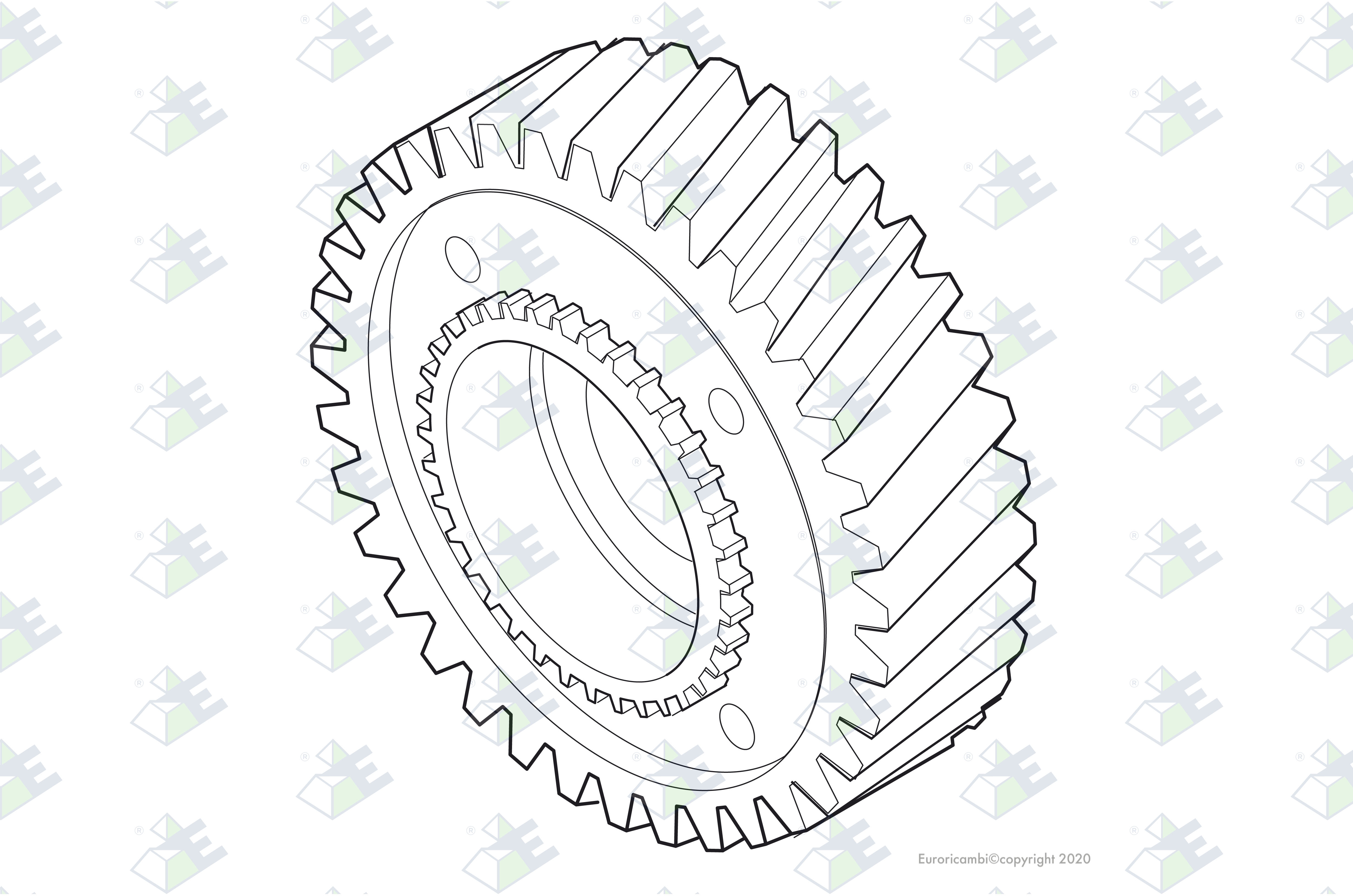 GEAR 1ST SPEED 48 T. suitable to VOLVO 266982