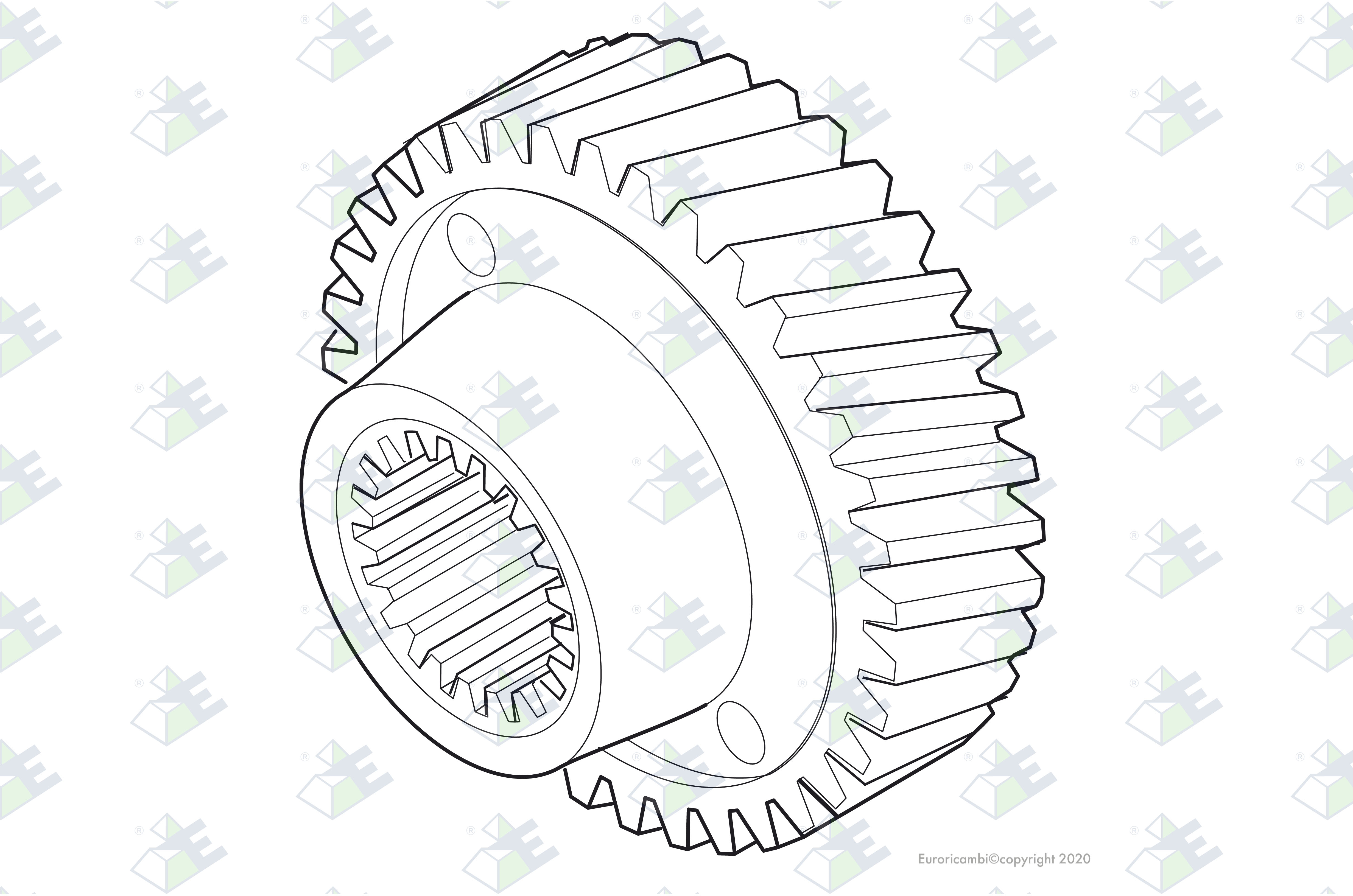 DRIVER GEAR 3RD 39 T. suitable to VOLVO 382190