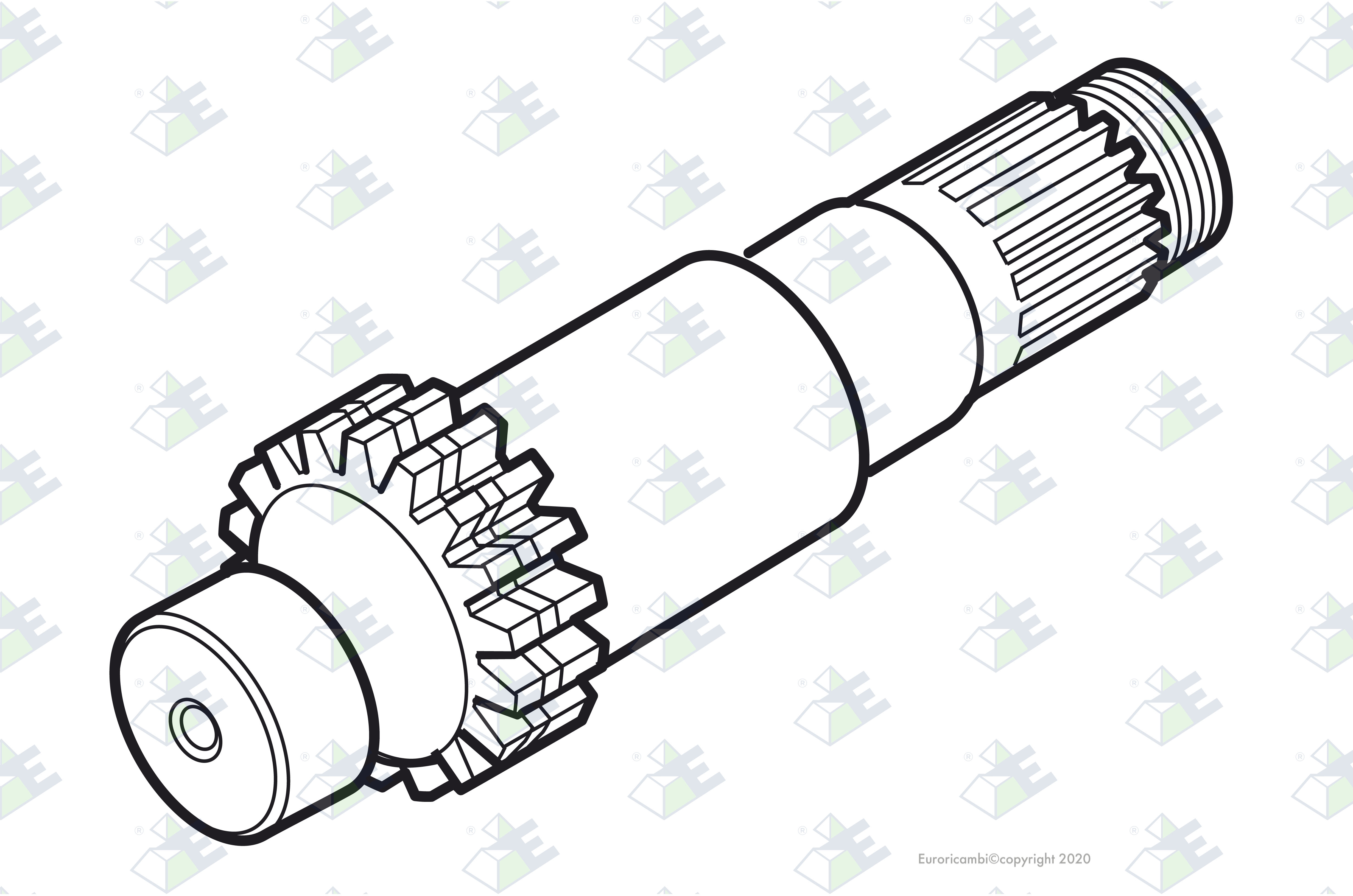 OUTPUT SHAFT 28 T. suitable to VOLVO 266536