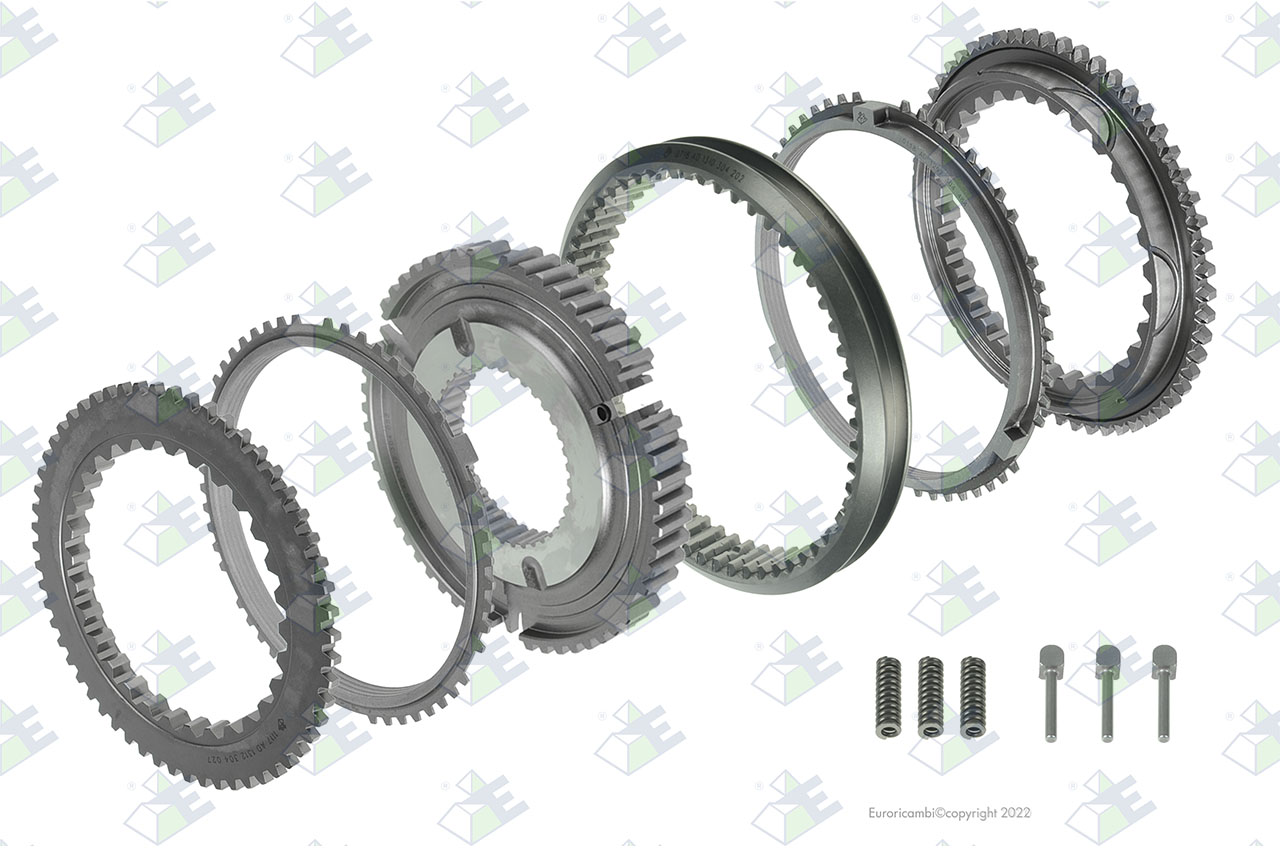 SYNCHRONIZER KIT 3RD/4TH suitable to ZF TRANSMISSIONS 1315298018